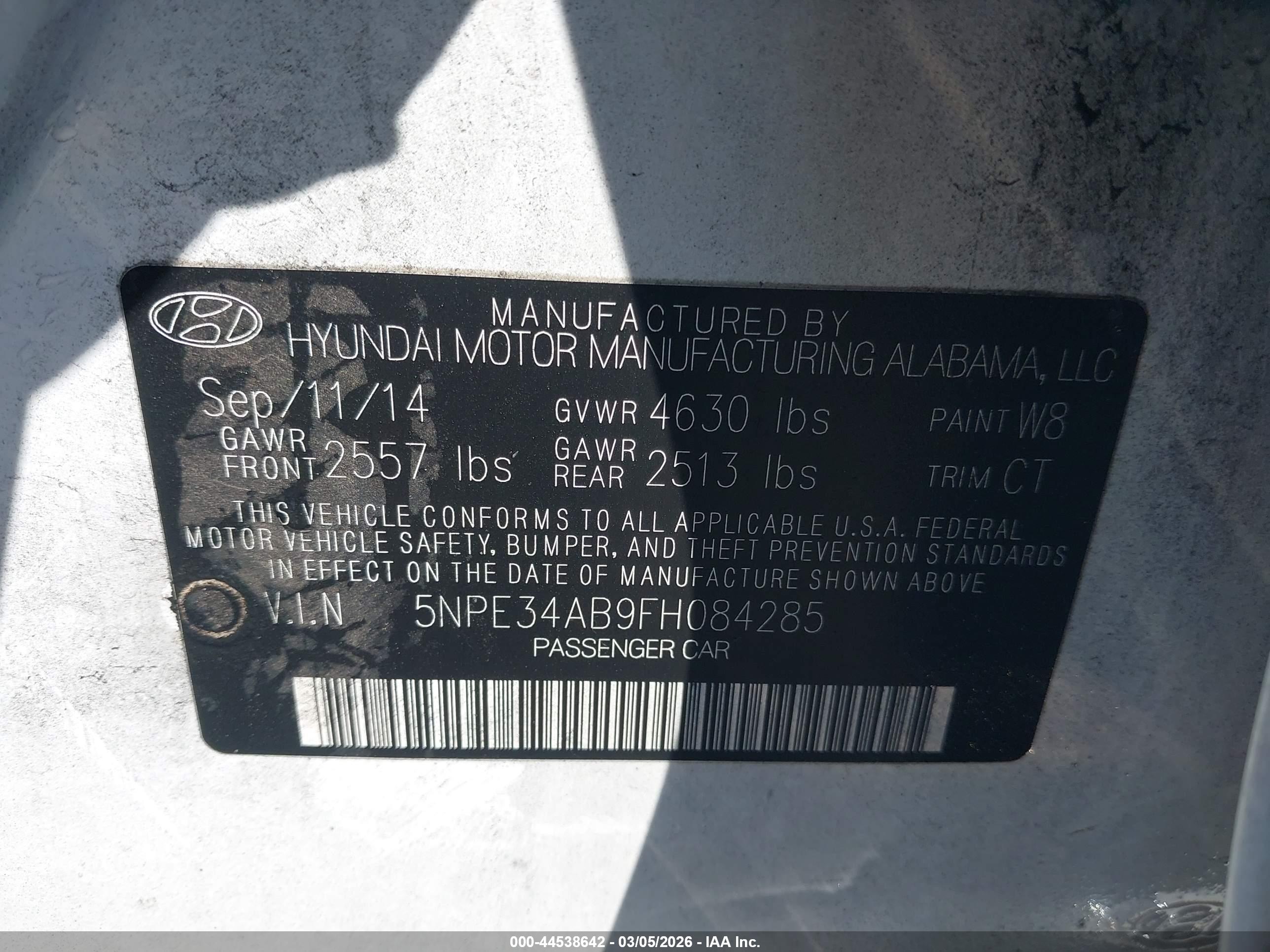 HYUNDAI SONATA image 9