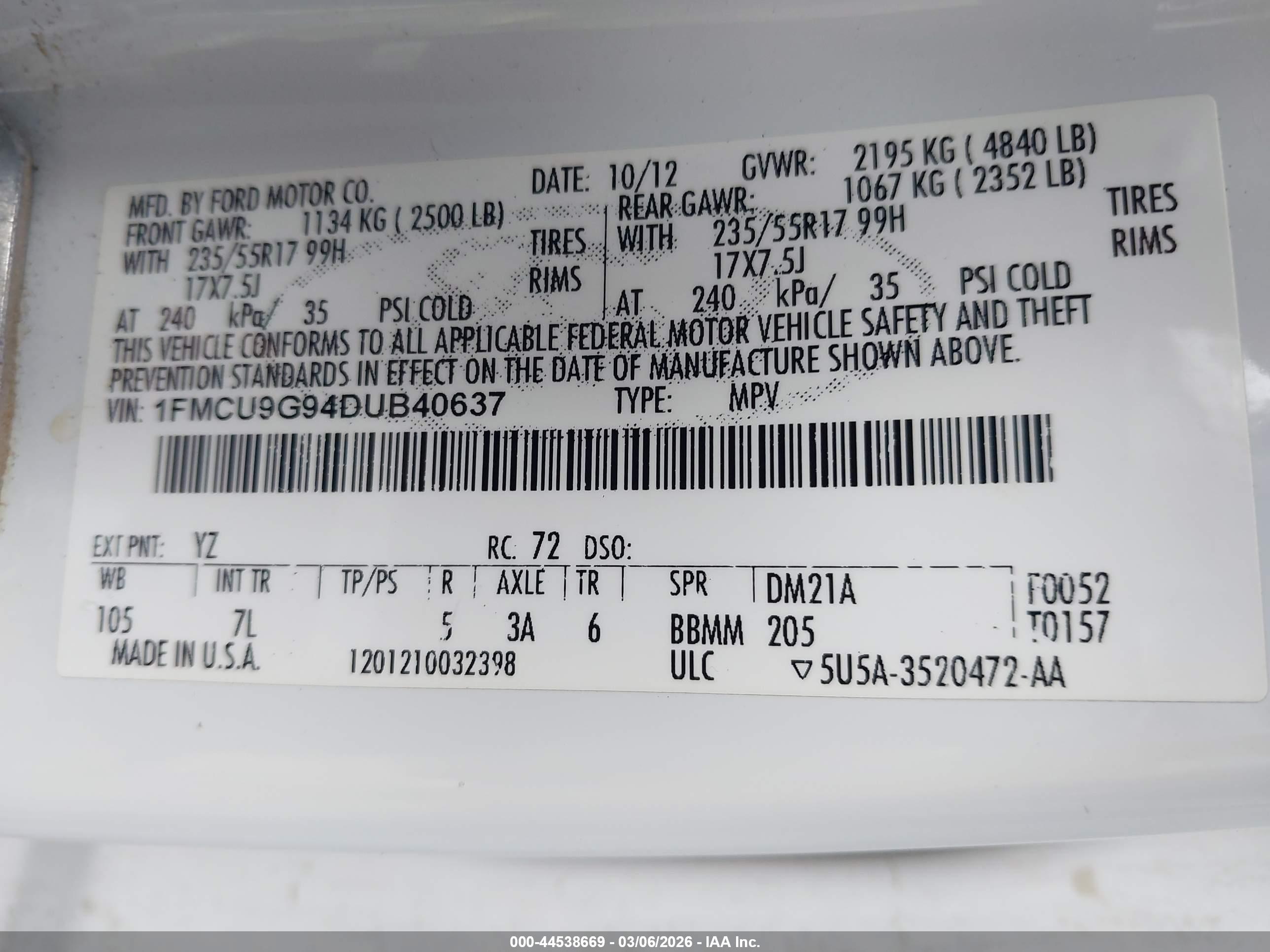 FORD ESCAPE image 9