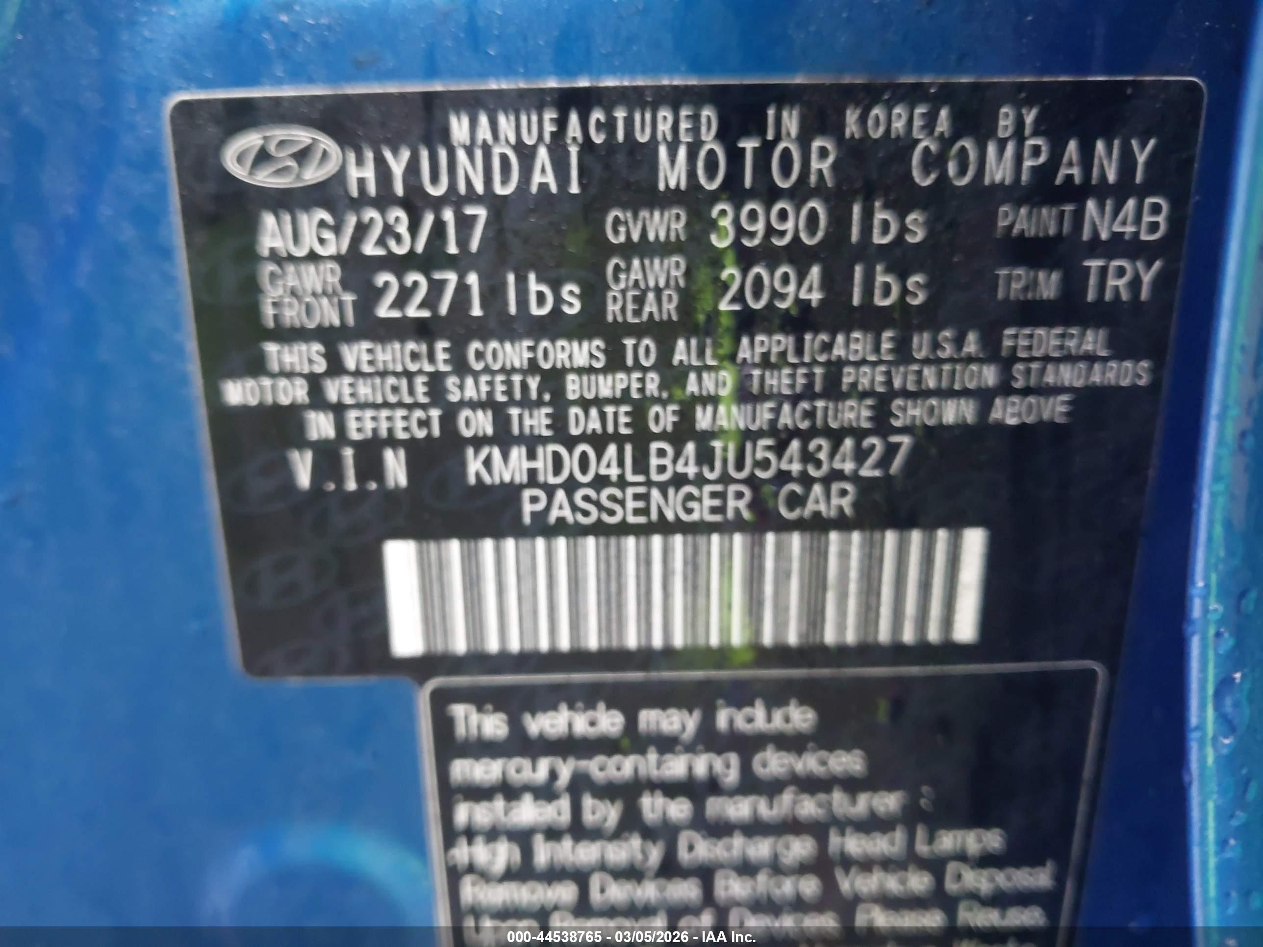 HYUNDAI ELANTRA image 9