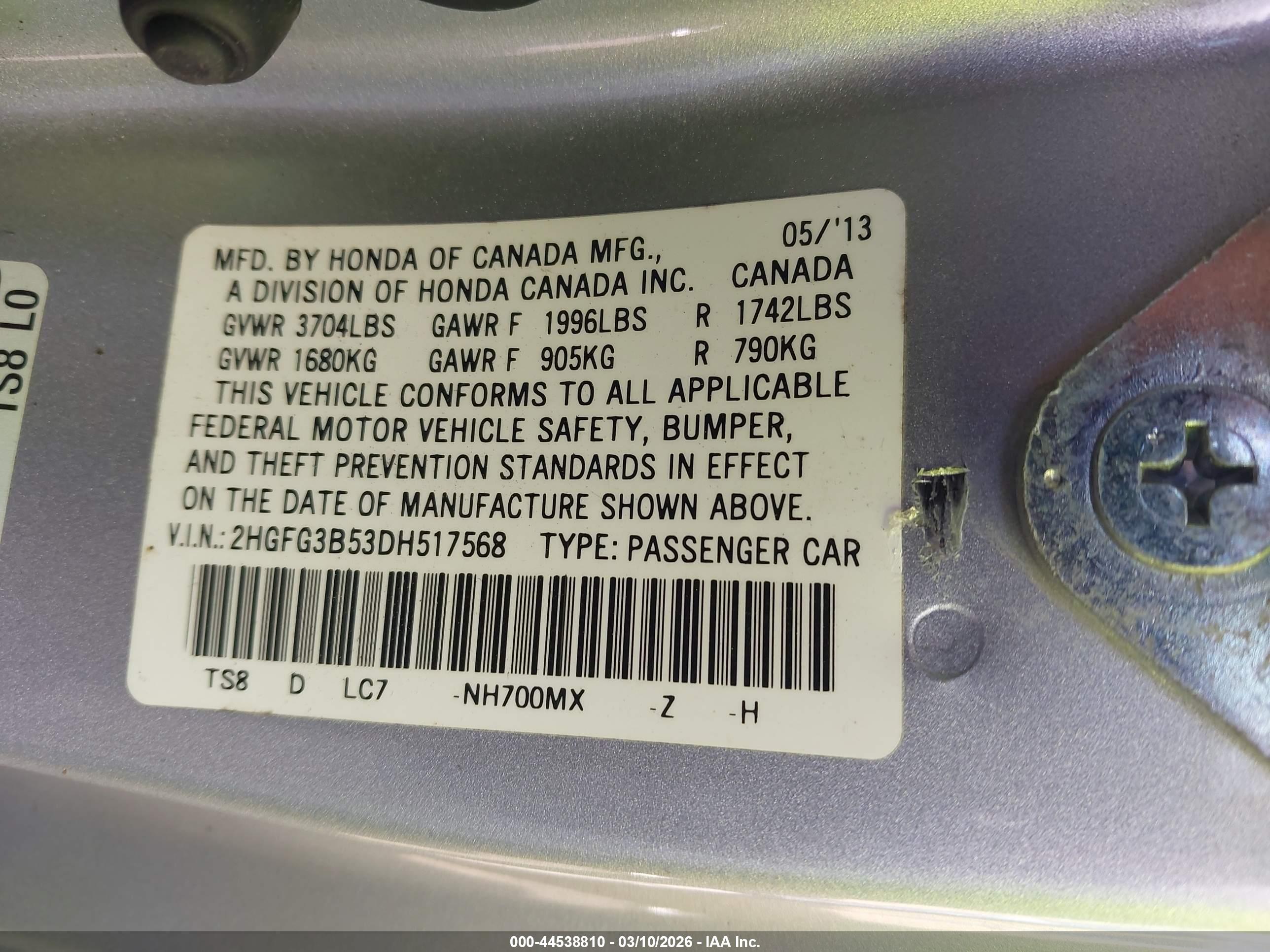 HONDA CIVIC image 9
