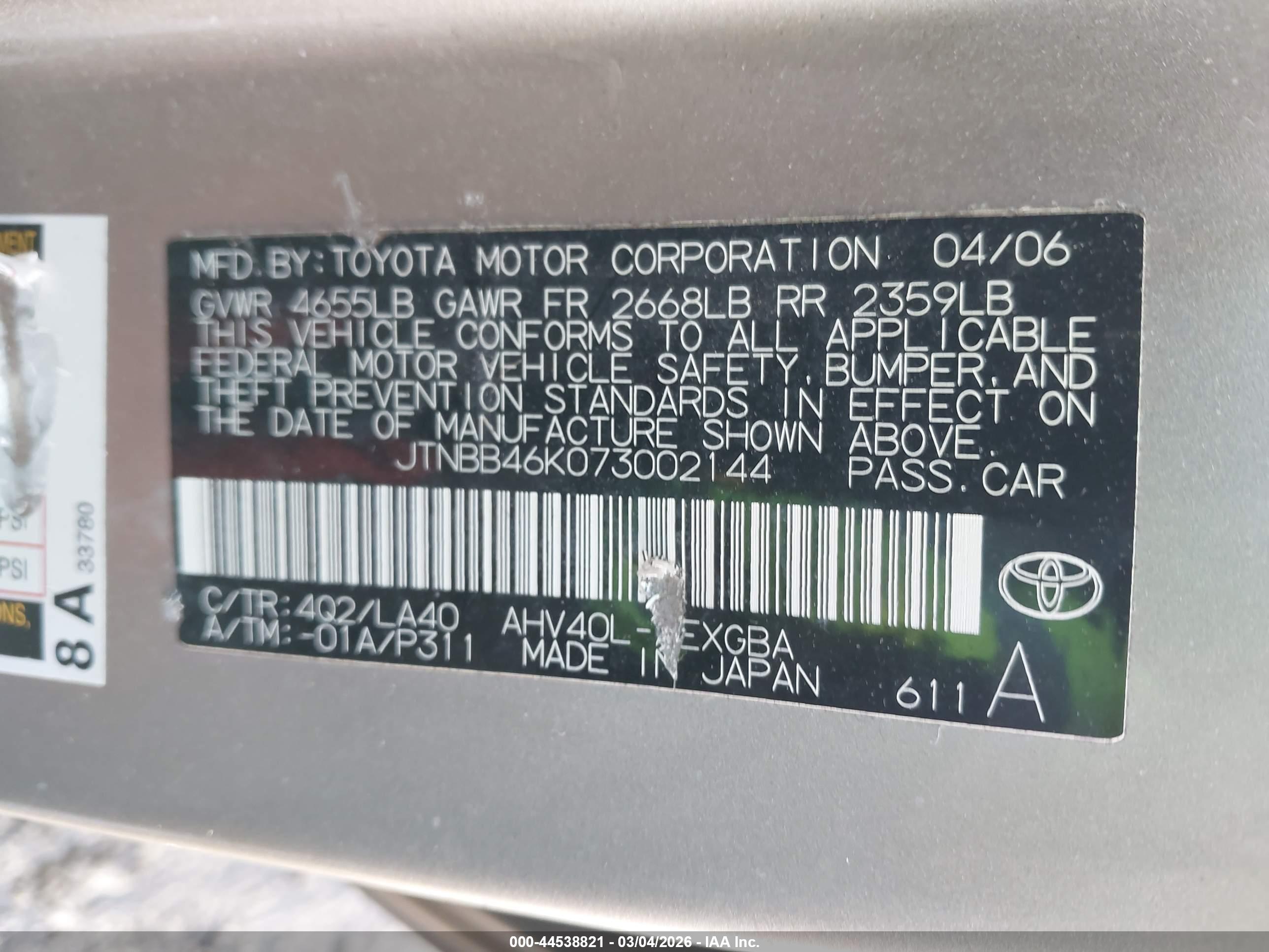 TOYOTA CAMRY image 9