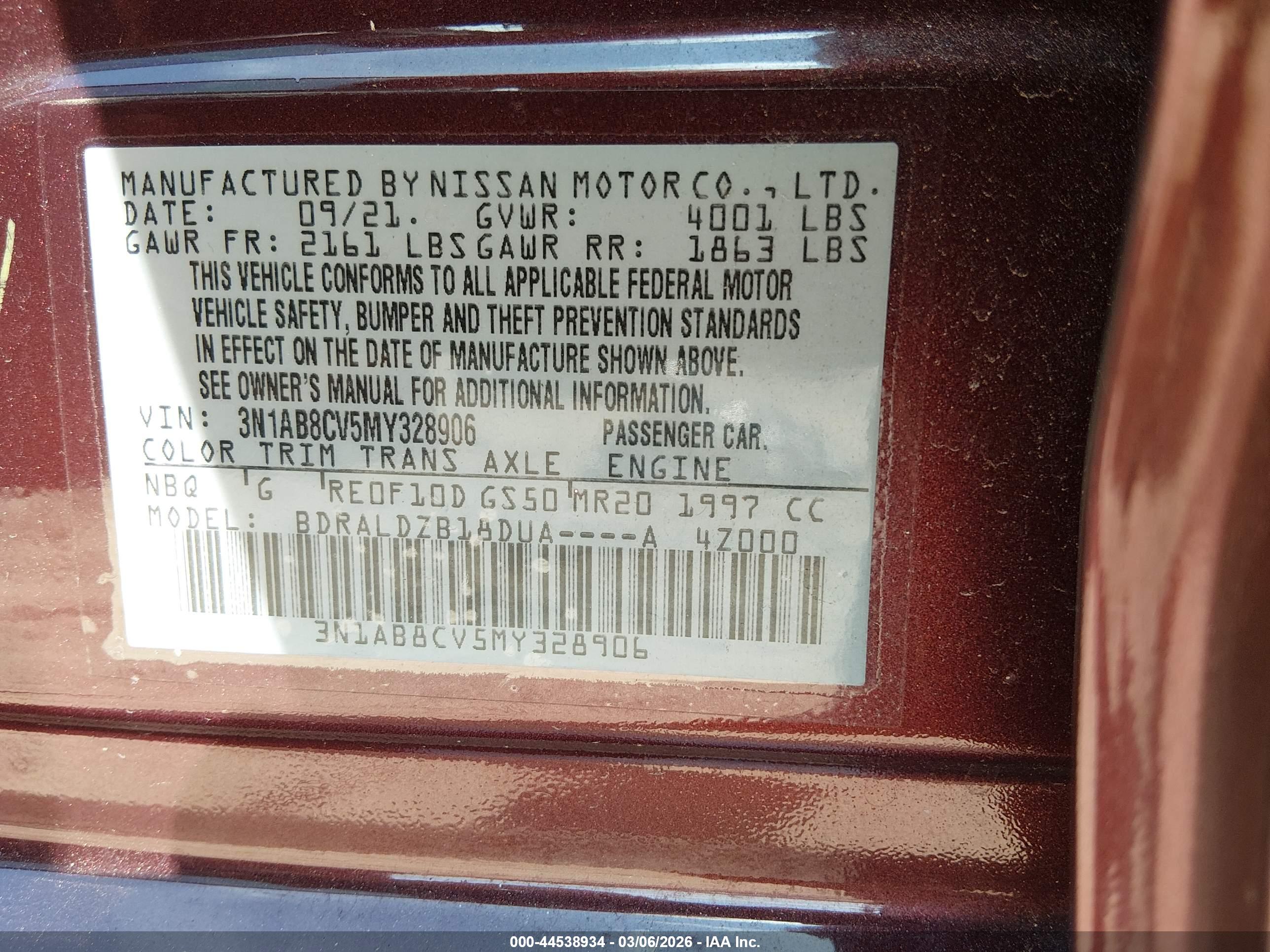 NISSAN SENTRA image 9