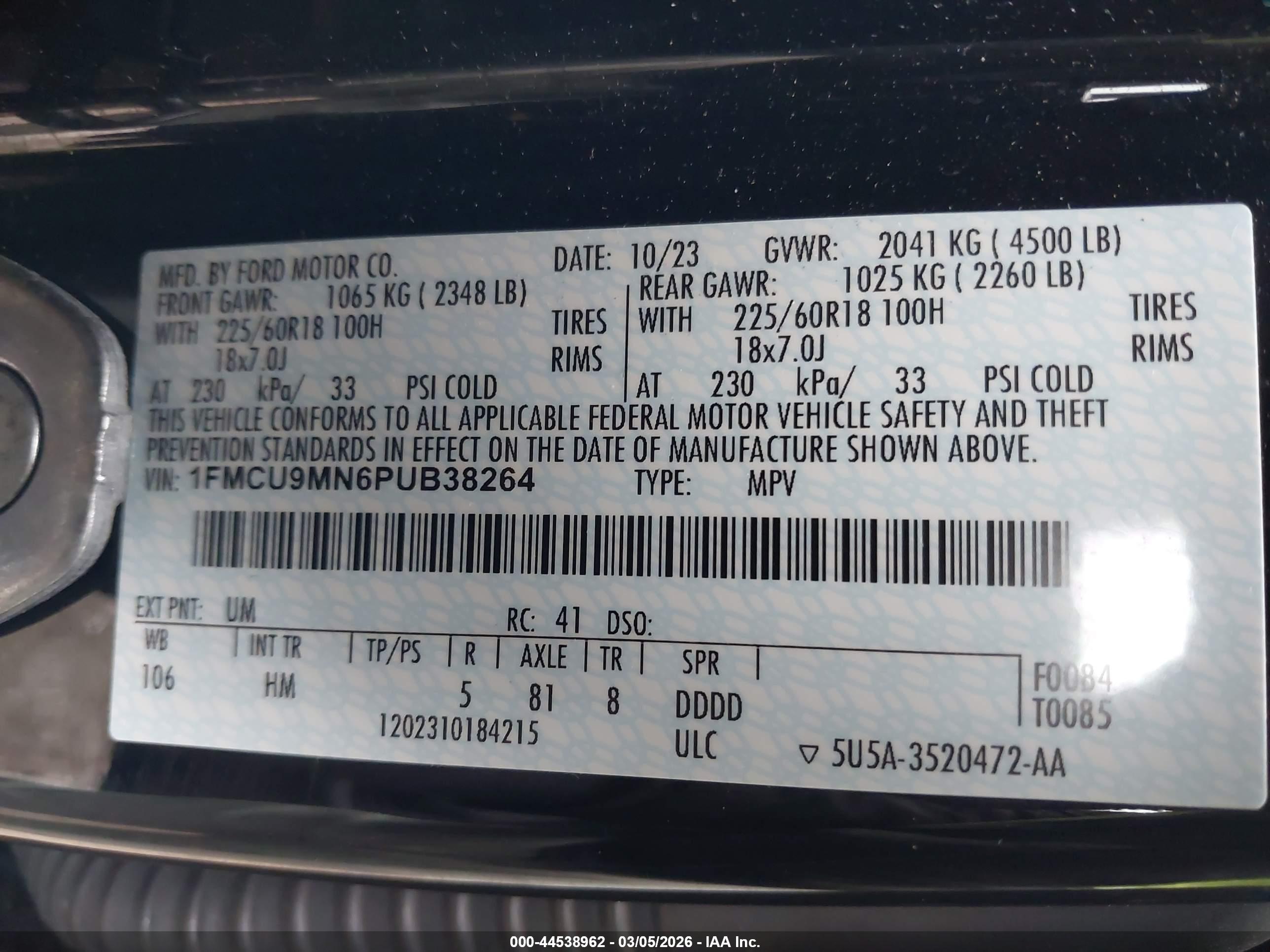 FORD ESCAPE image 9