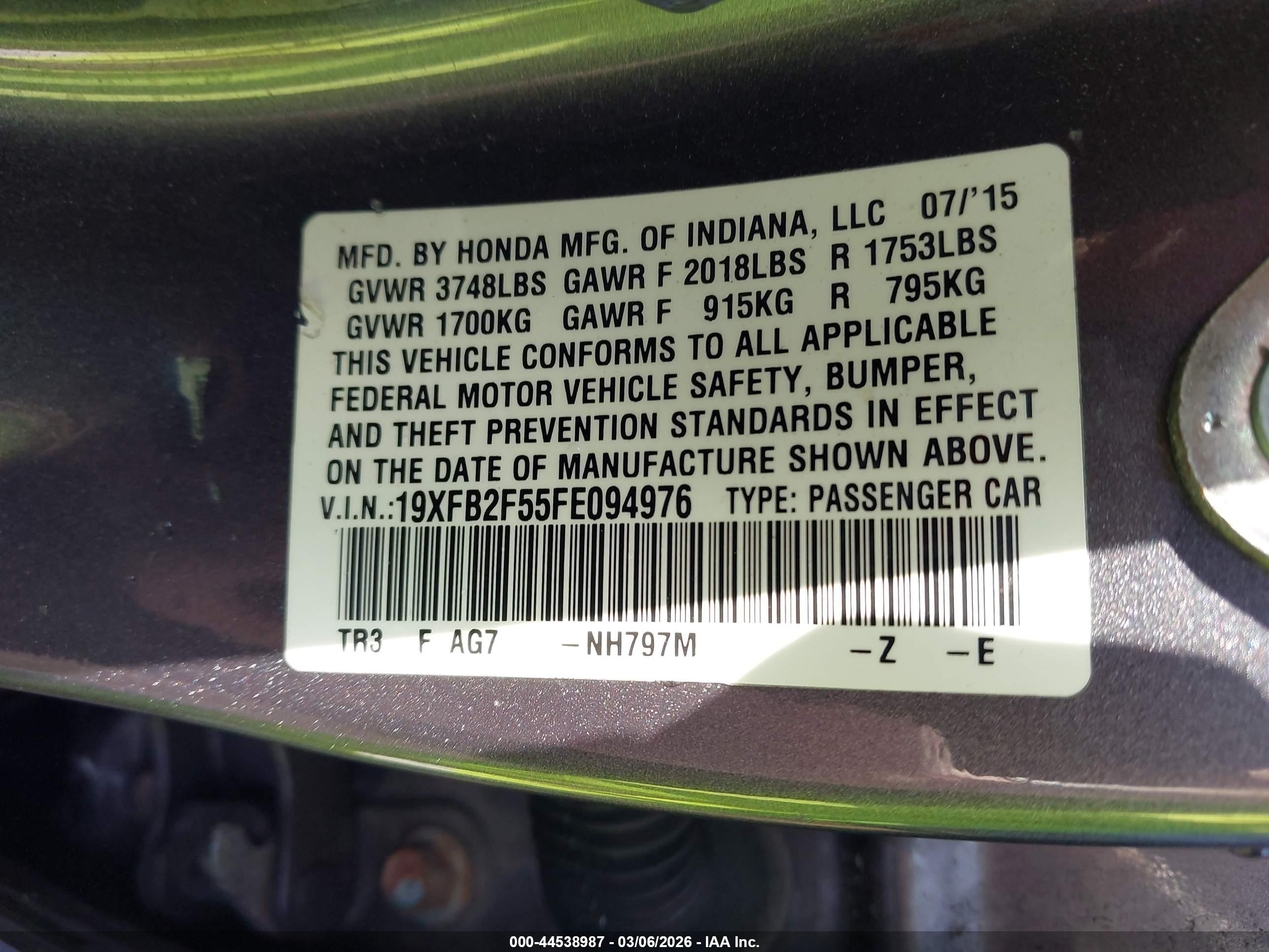 HONDA CIVIC image 9