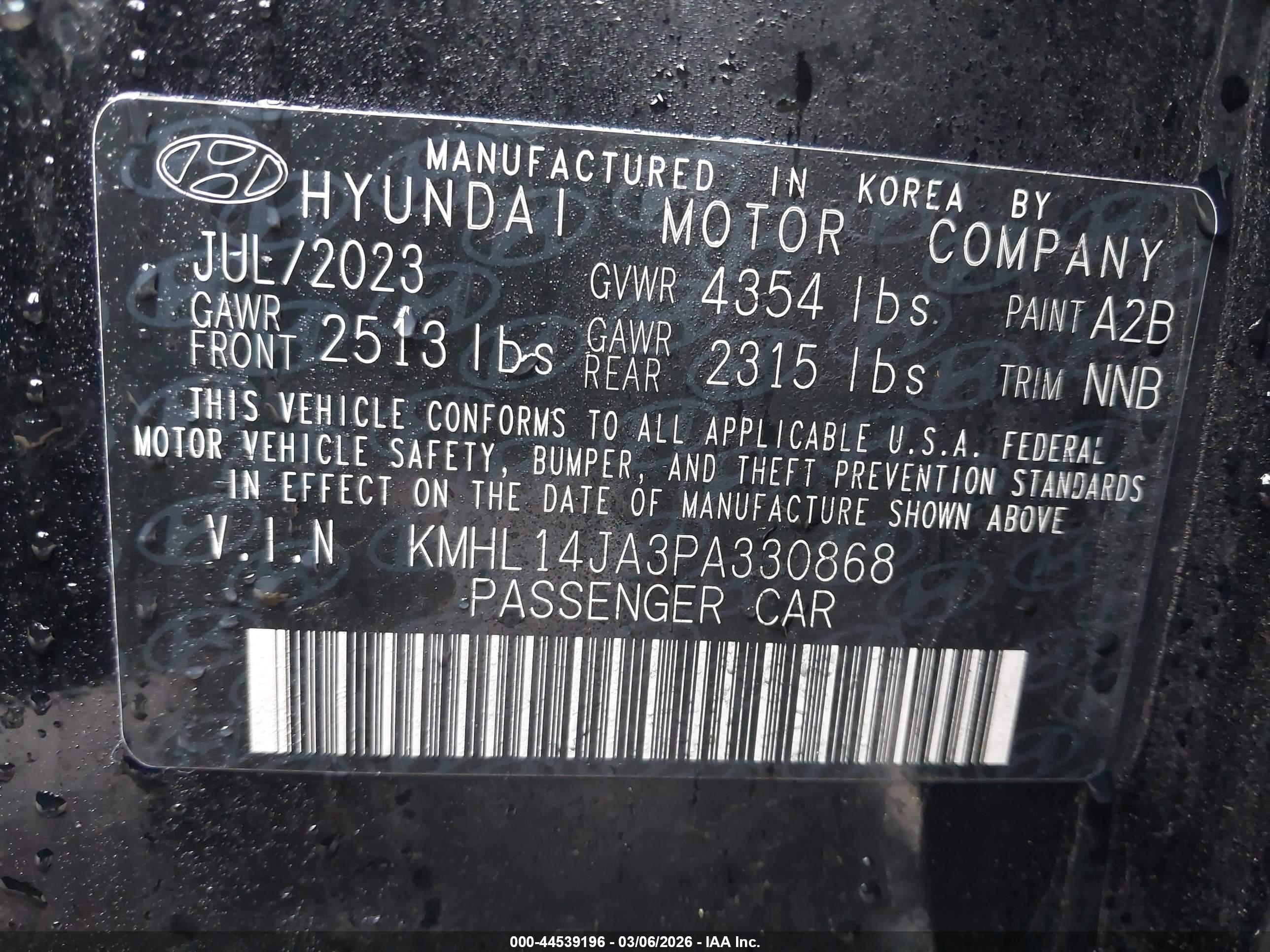 HYUNDAI SONATA image 9