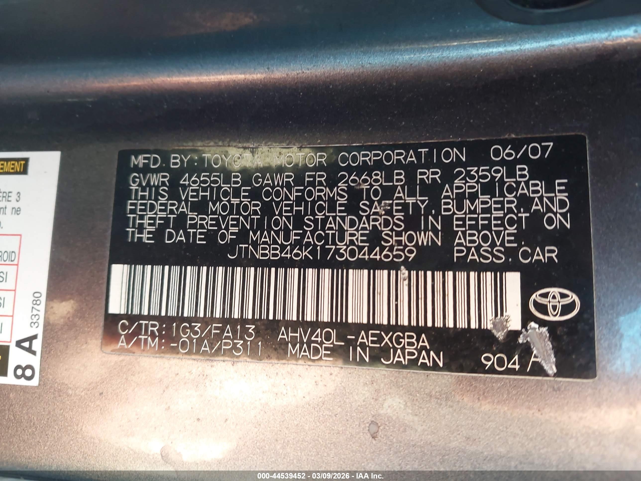 TOYOTA CAMRY image 9