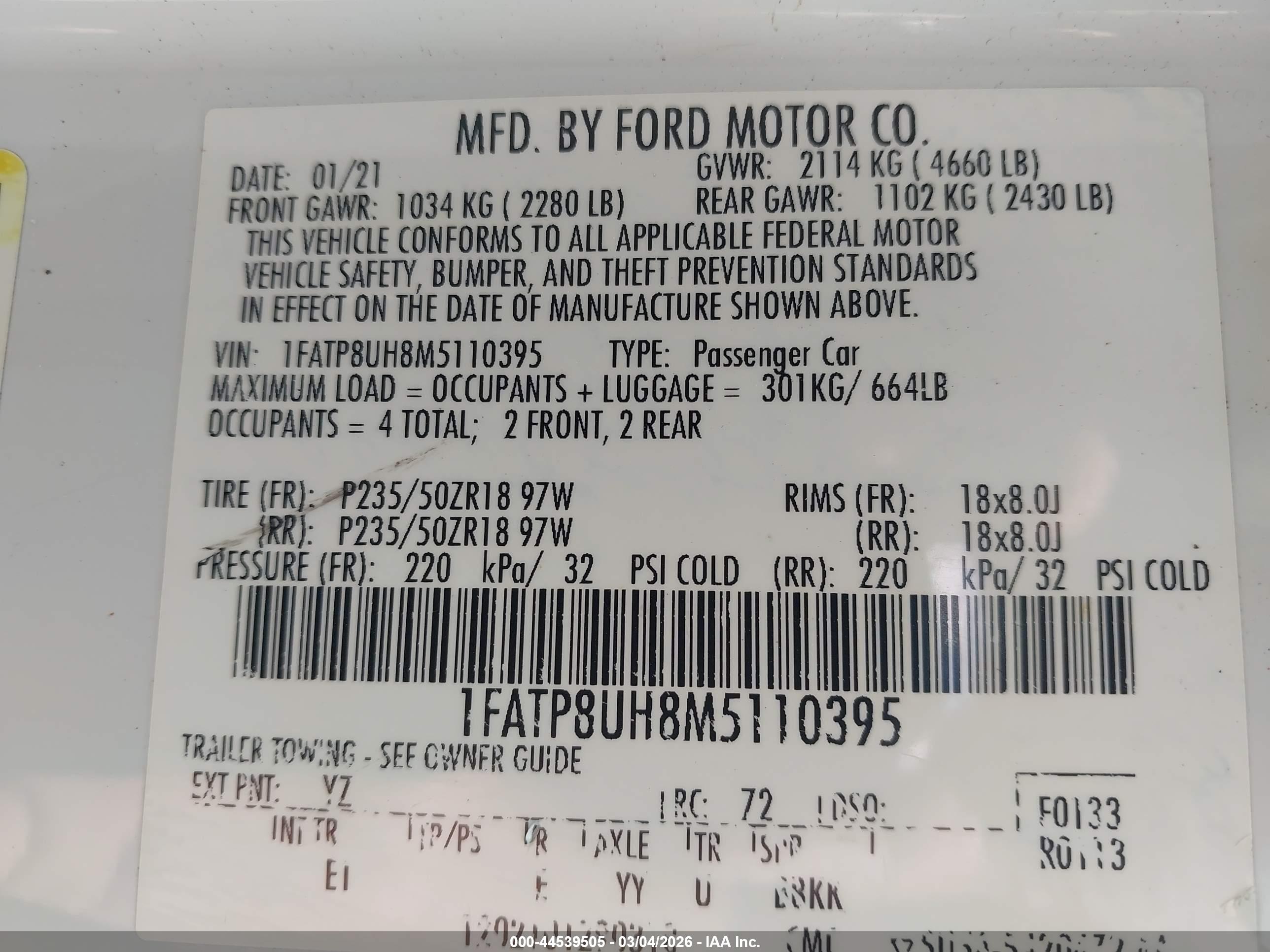 FORD MUSTANG image 9
