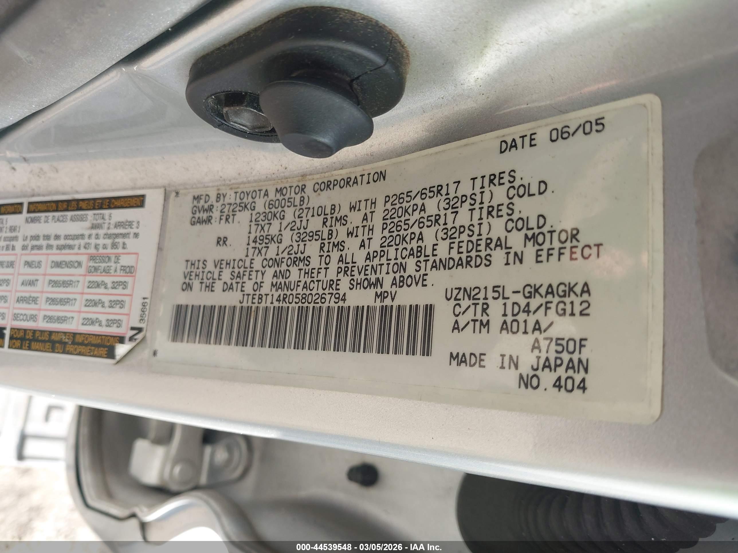TOYOTA 4RUNNER image 9