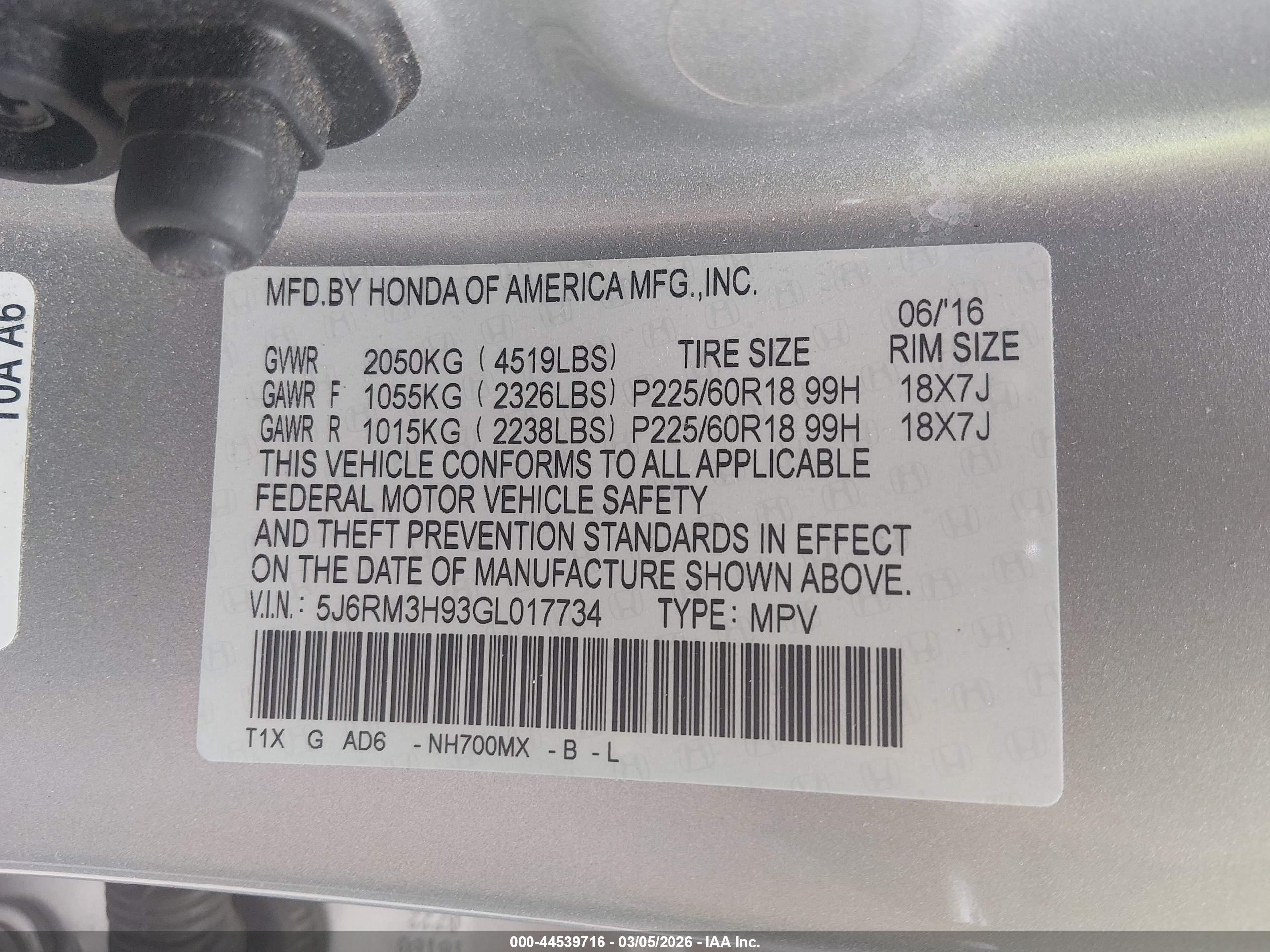 HONDA CR-V image 9