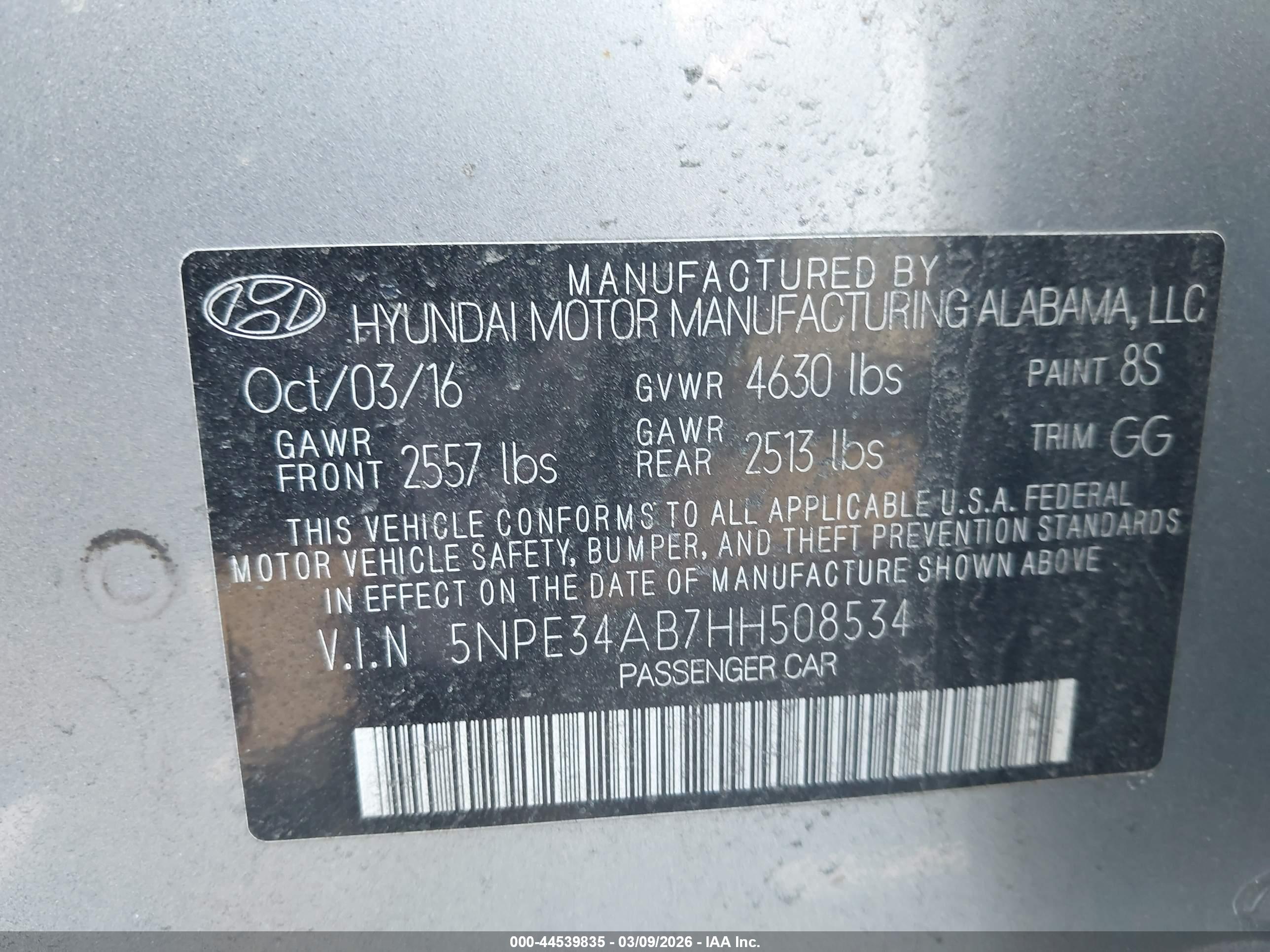 HYUNDAI SONATA image 9