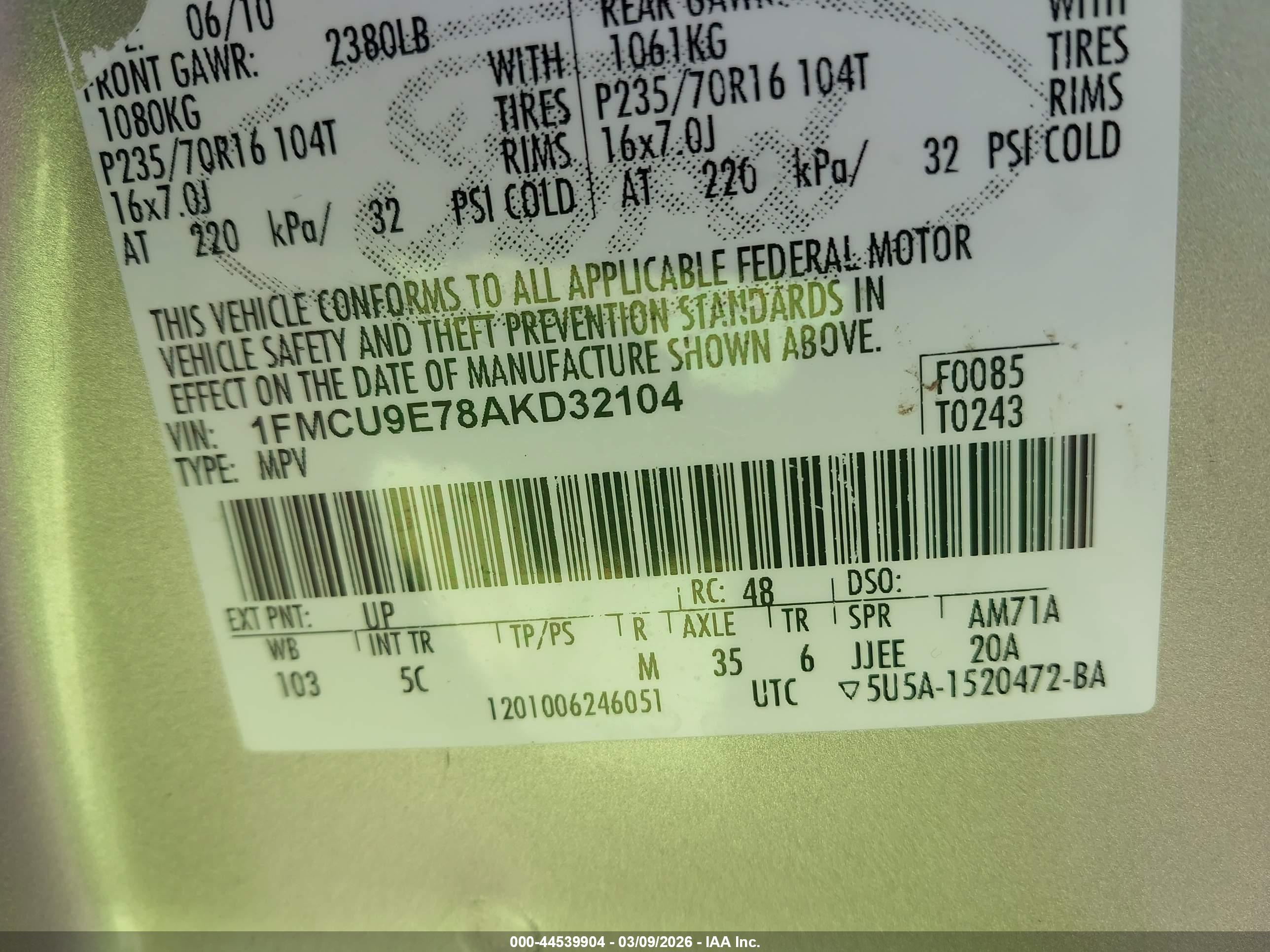 FORD ESCAPE image 9