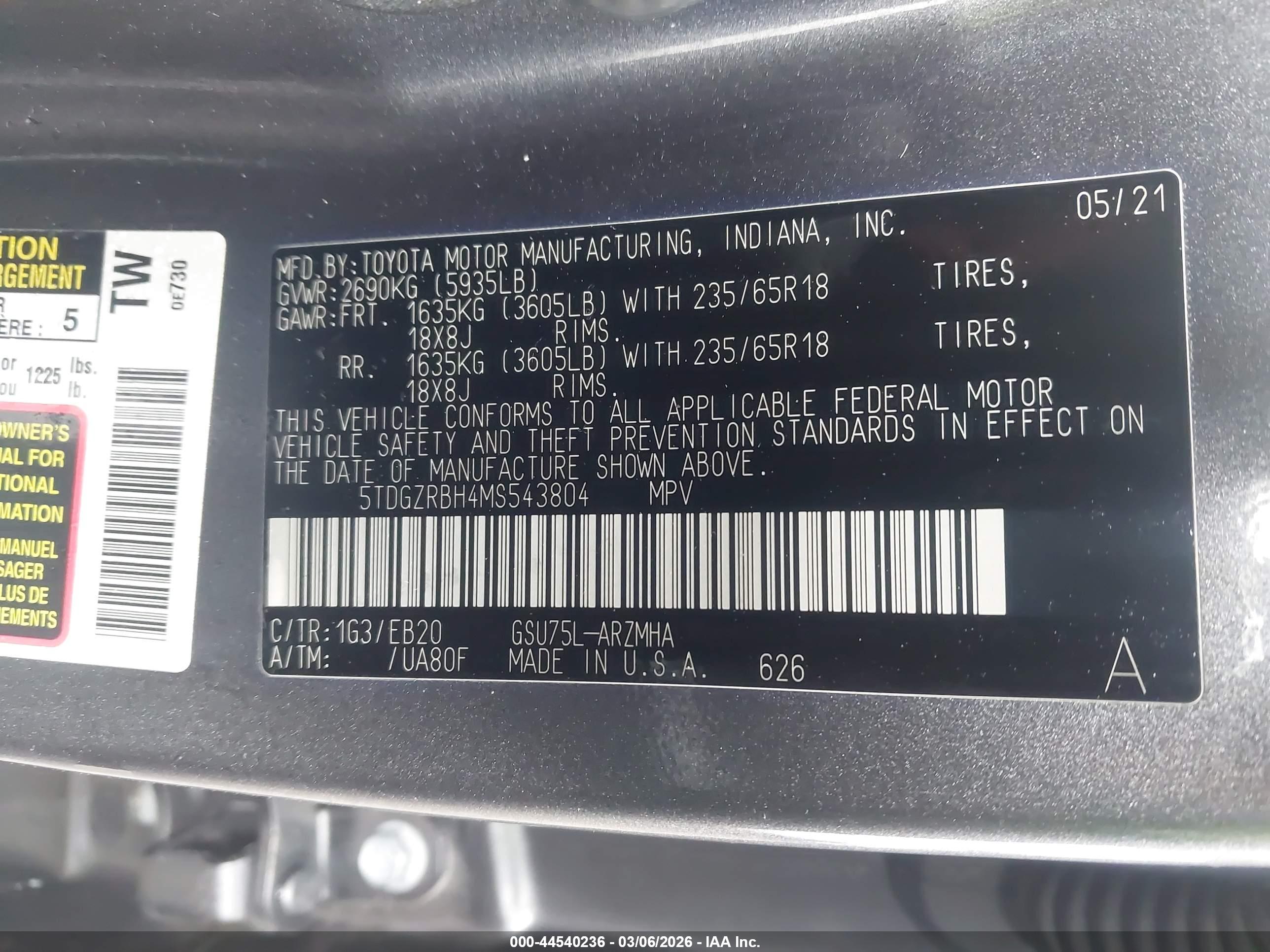 TOYOTA HIGHLANDER image 9