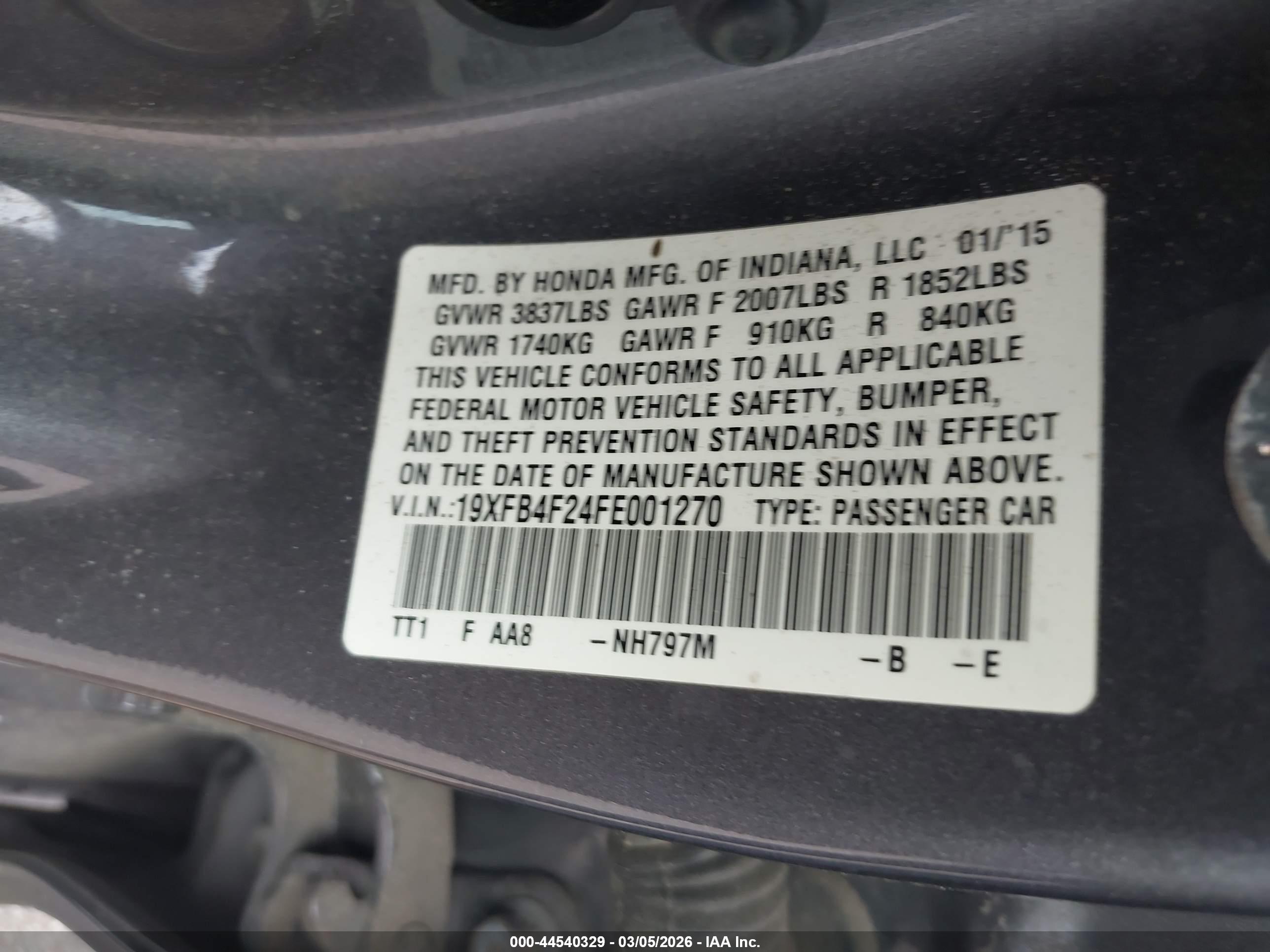 HONDA CIVIC image 9