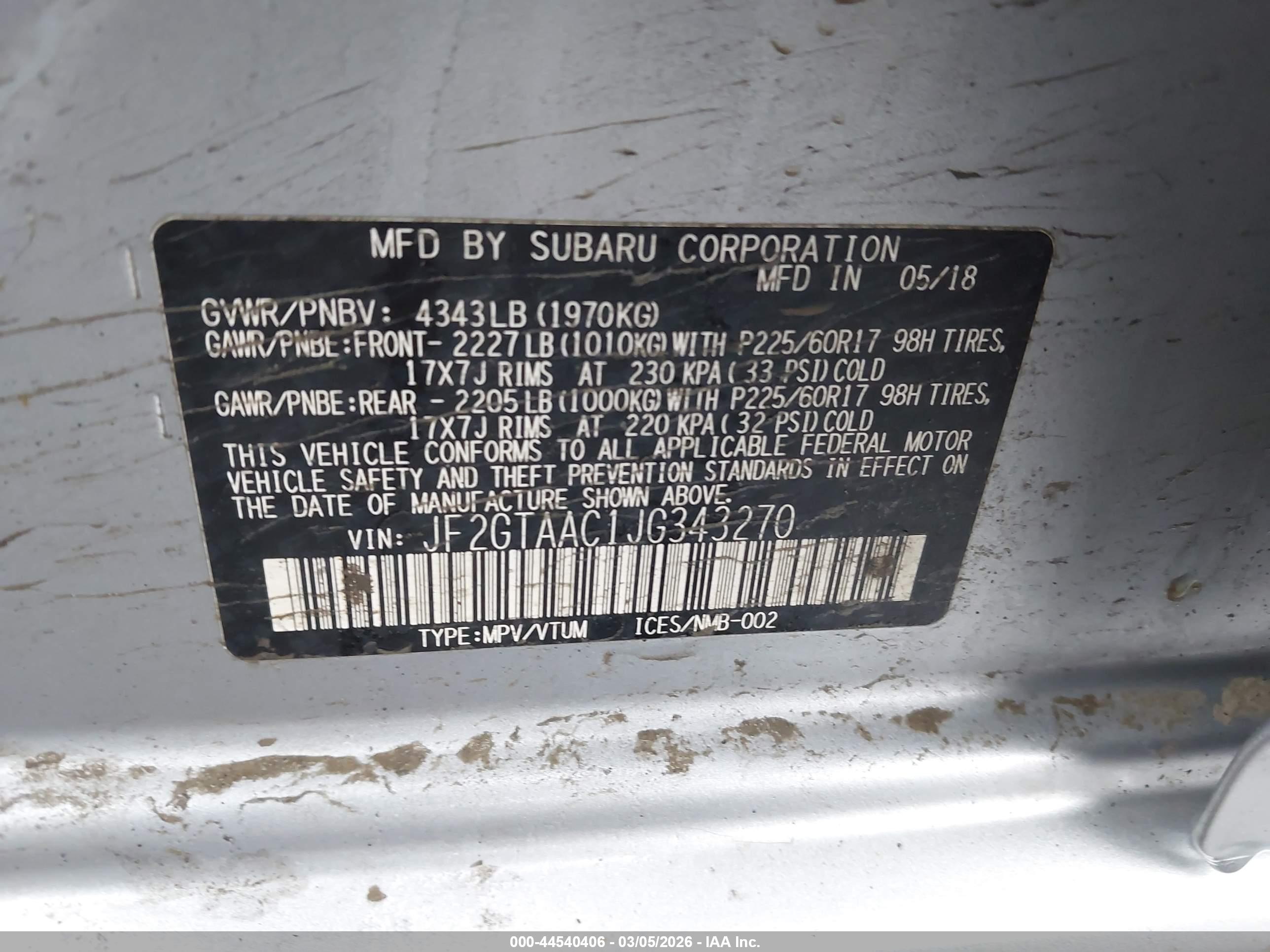 SUBARU CROSSTREK image 9