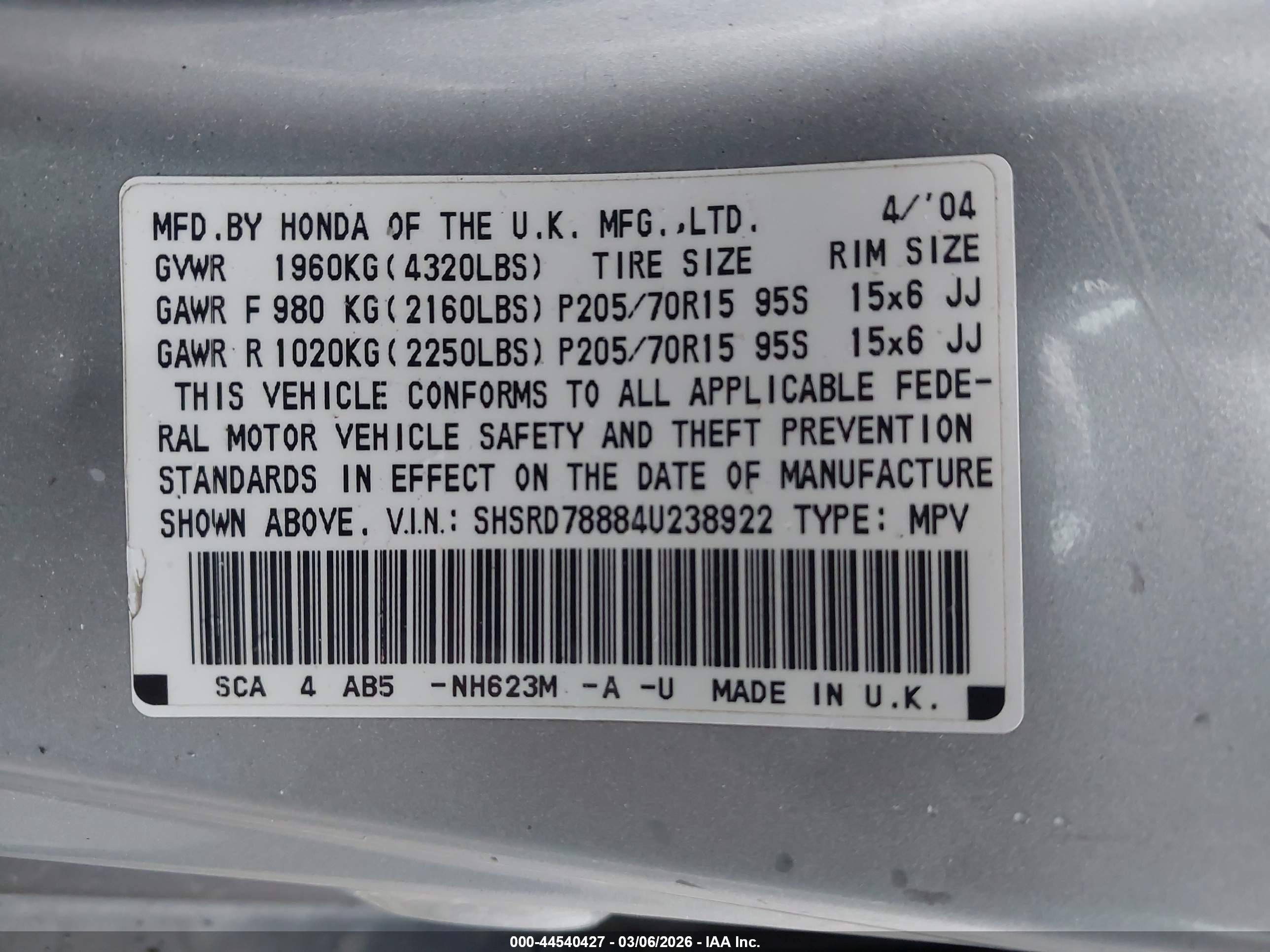 HONDA CR-V image 9