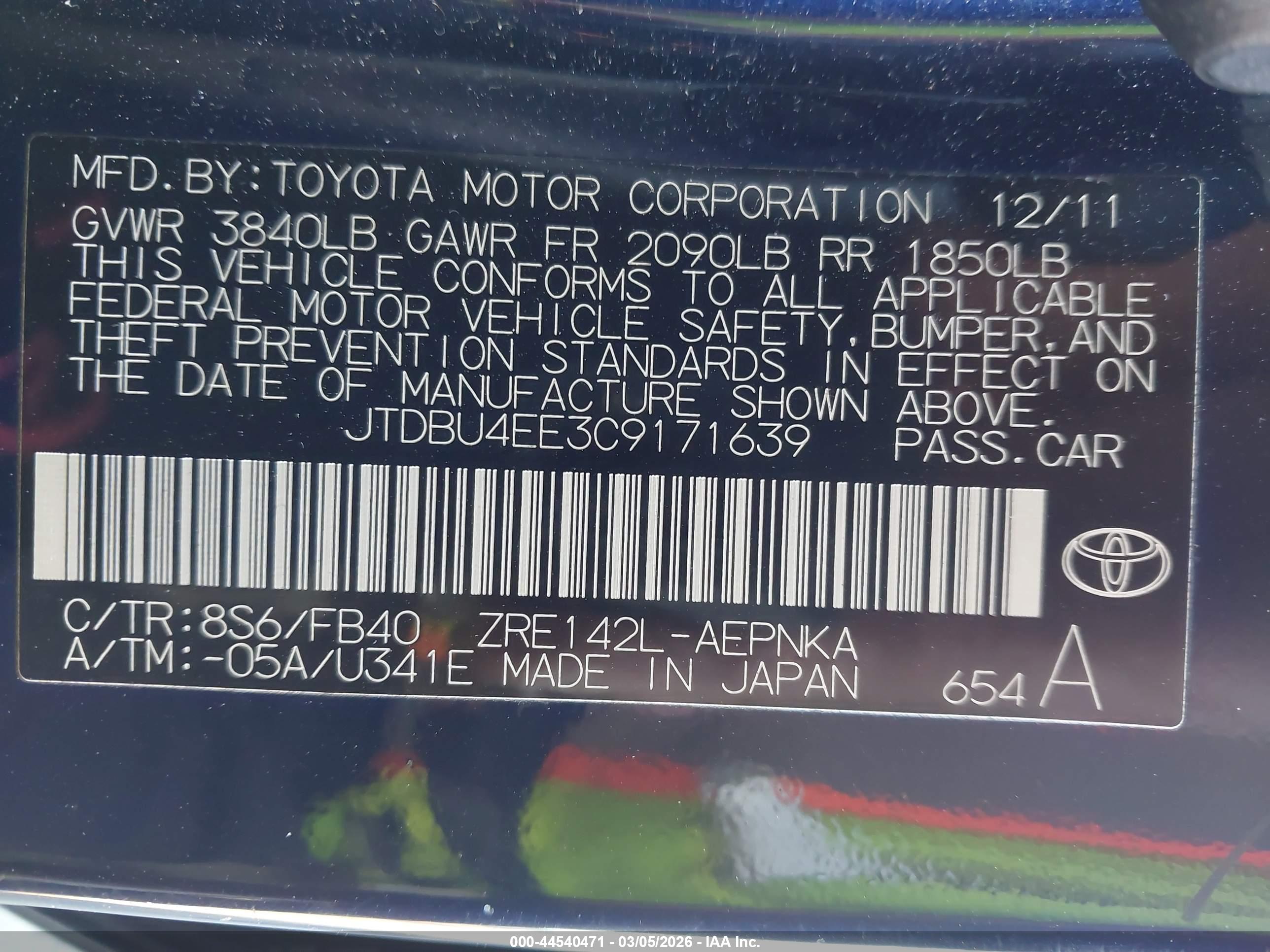 TOYOTA COROLLA image 9