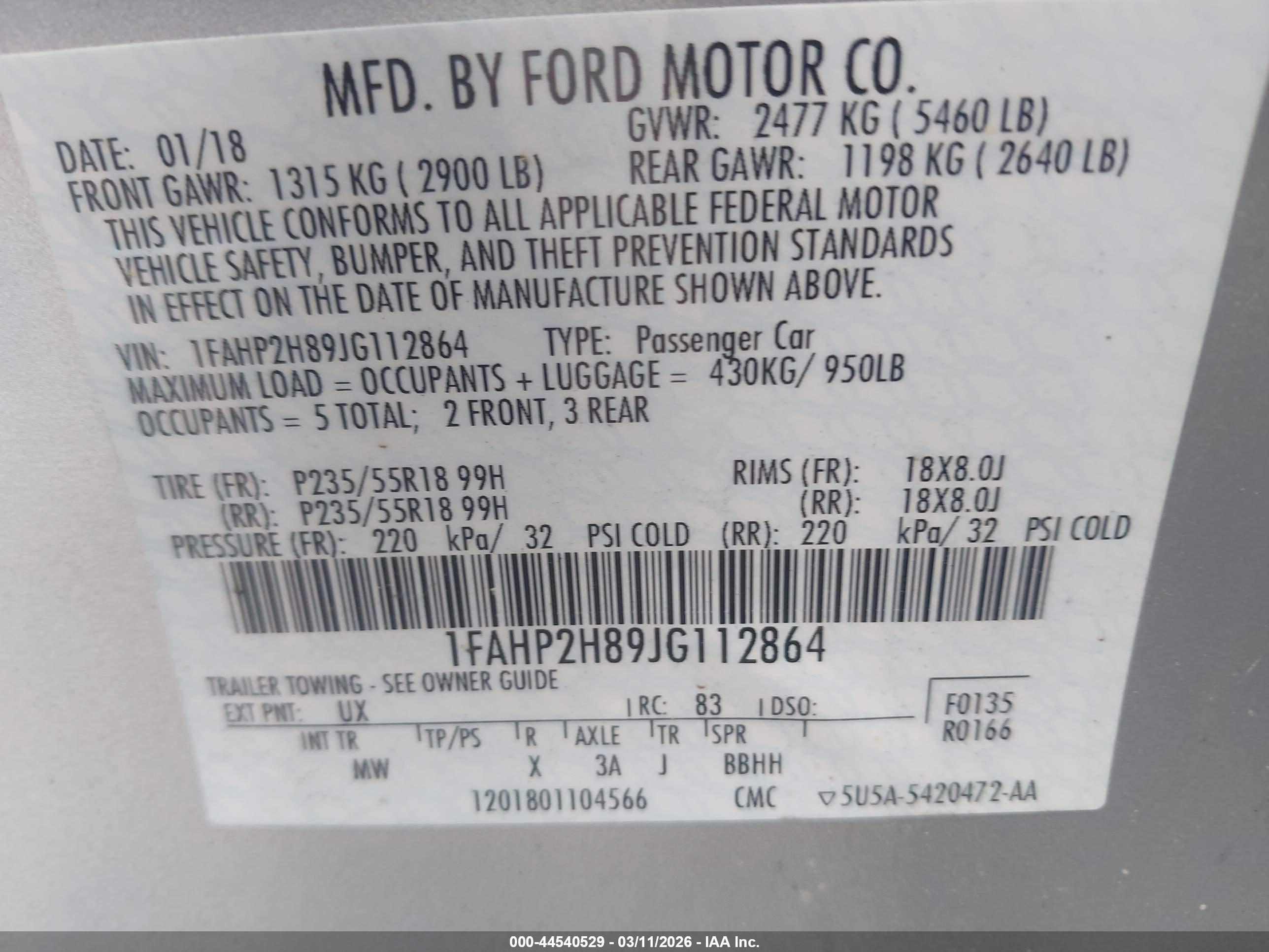 FORD TAURUS image 9