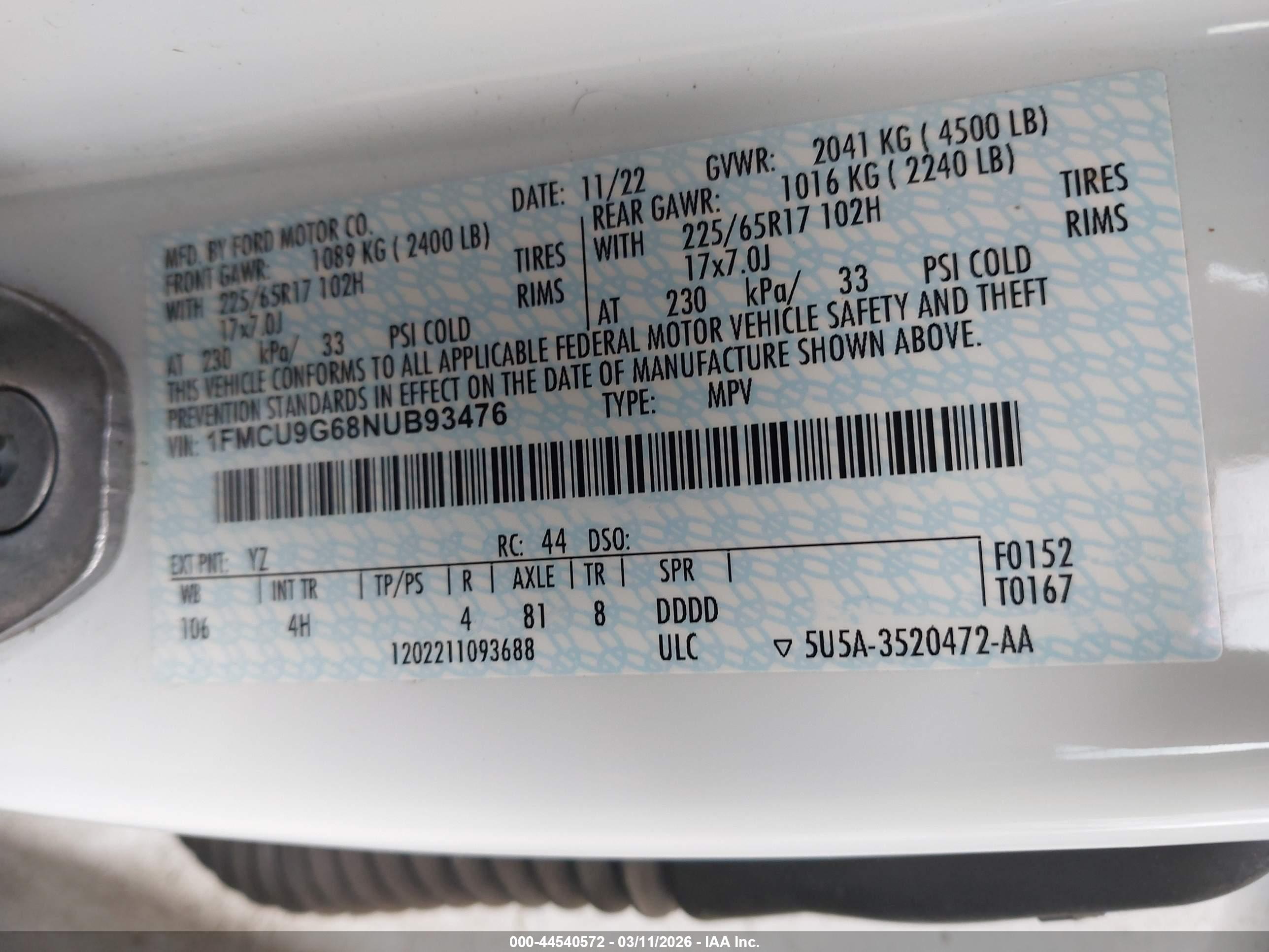 FORD ESCAPE image 9
