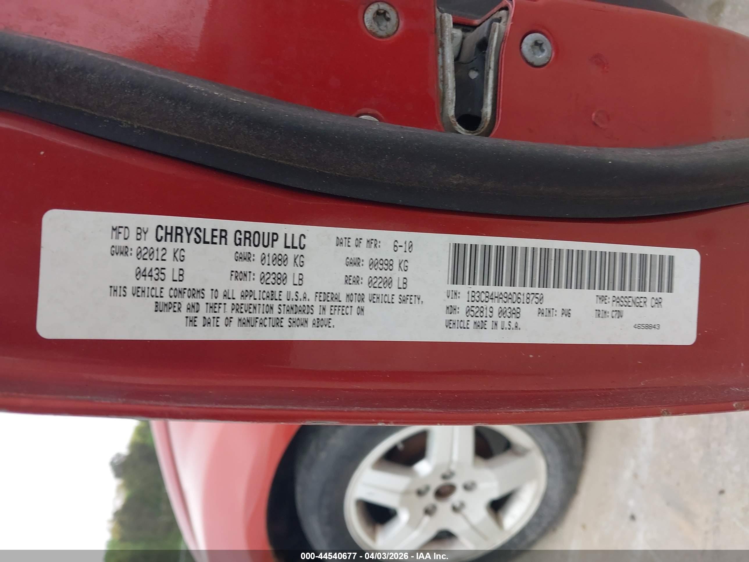 DODGE CALIBER image 9