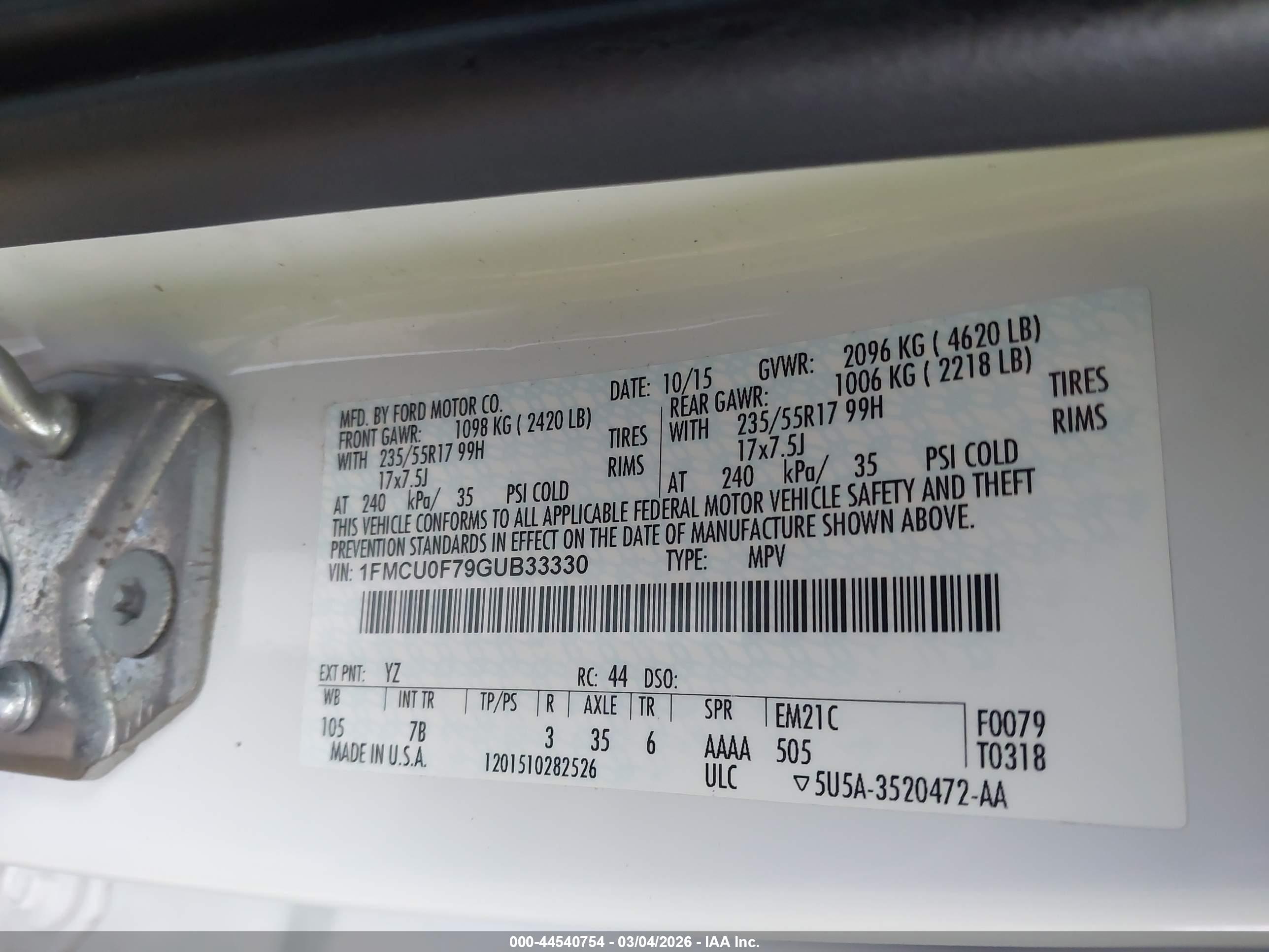 FORD ESCAPE image 9