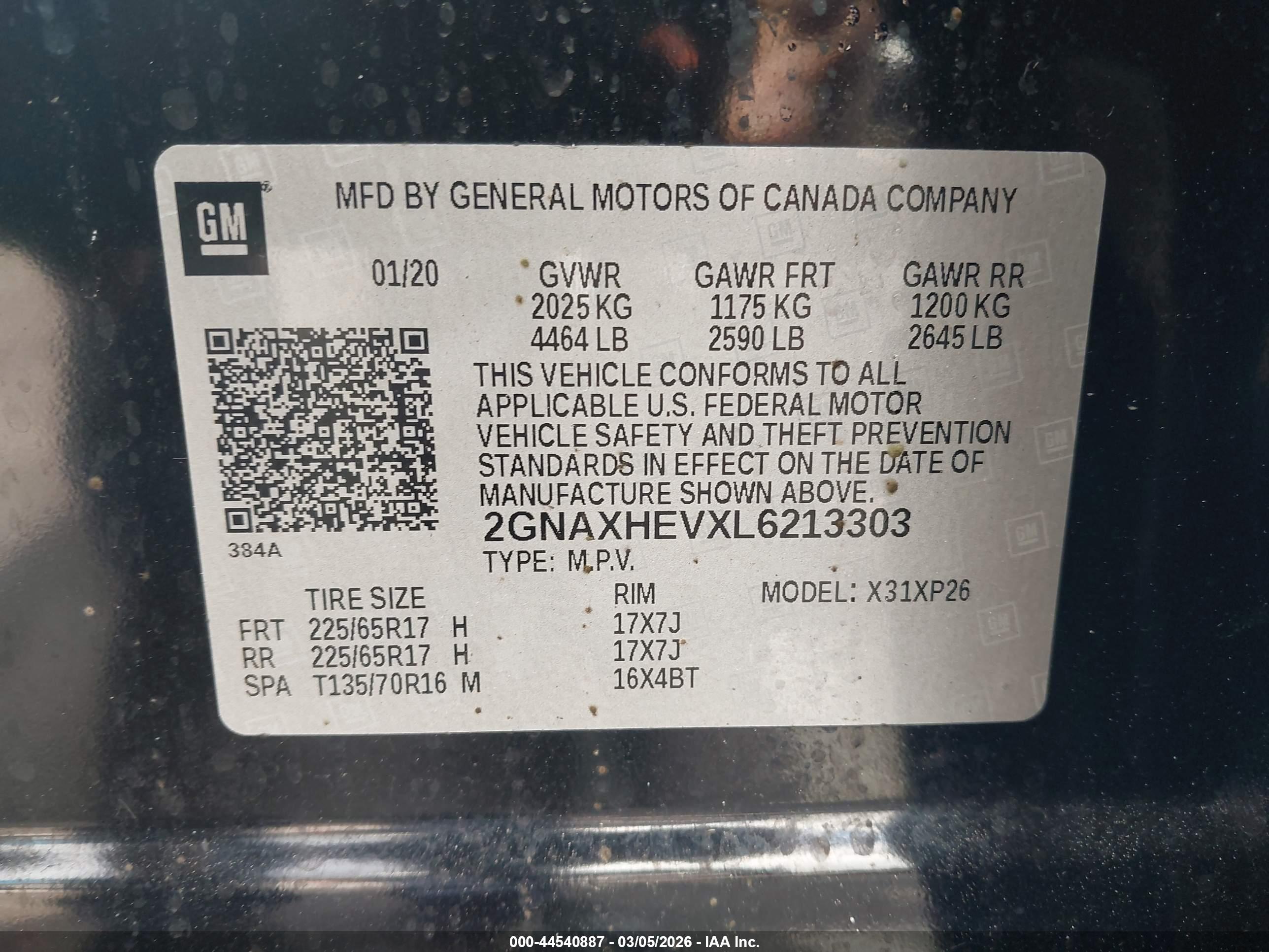 CHEVROLET EQUINOX image 9