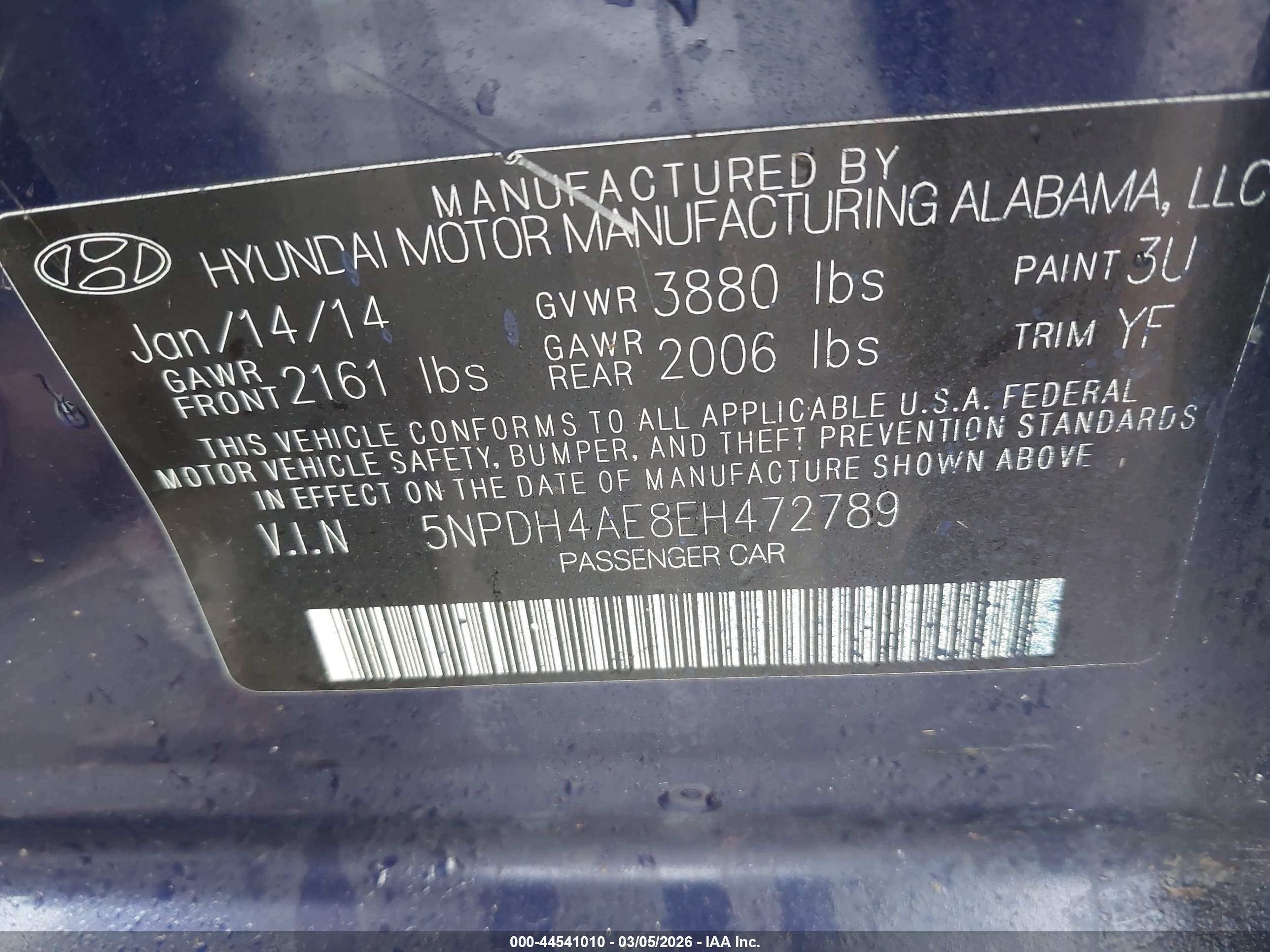 HYUNDAI ELANTRA image 9