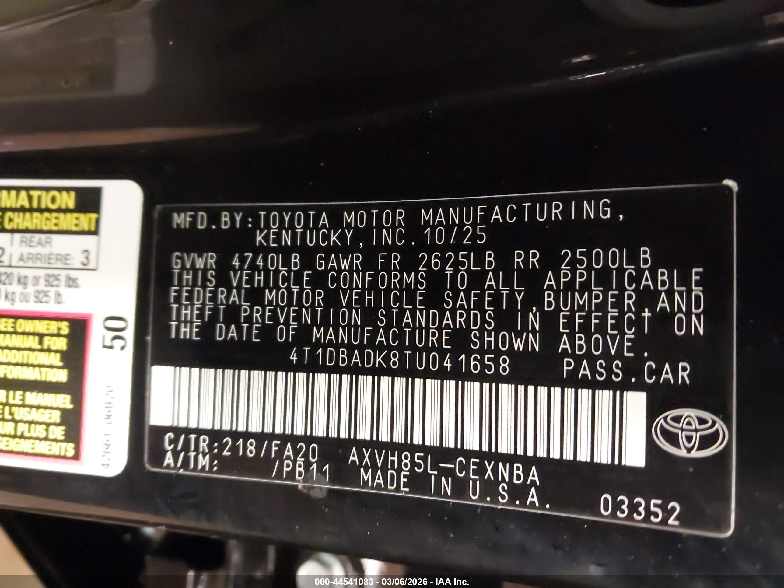 TOYOTA CAMRY image 9