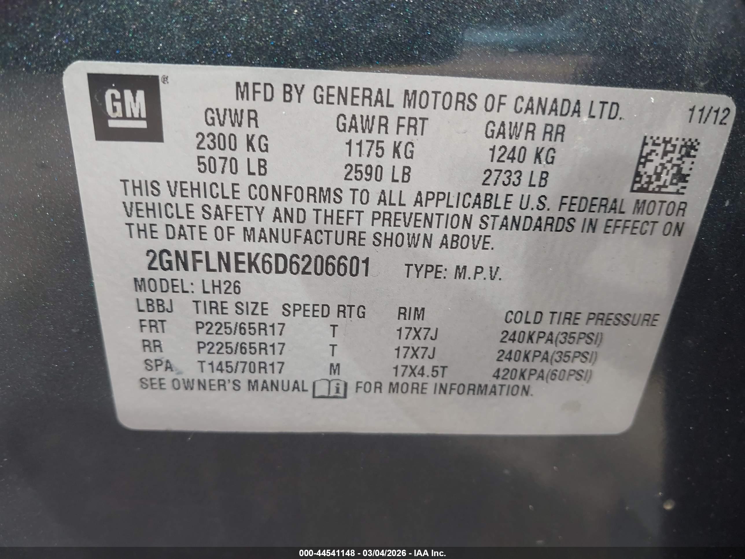 CHEVROLET EQUINOX image 9