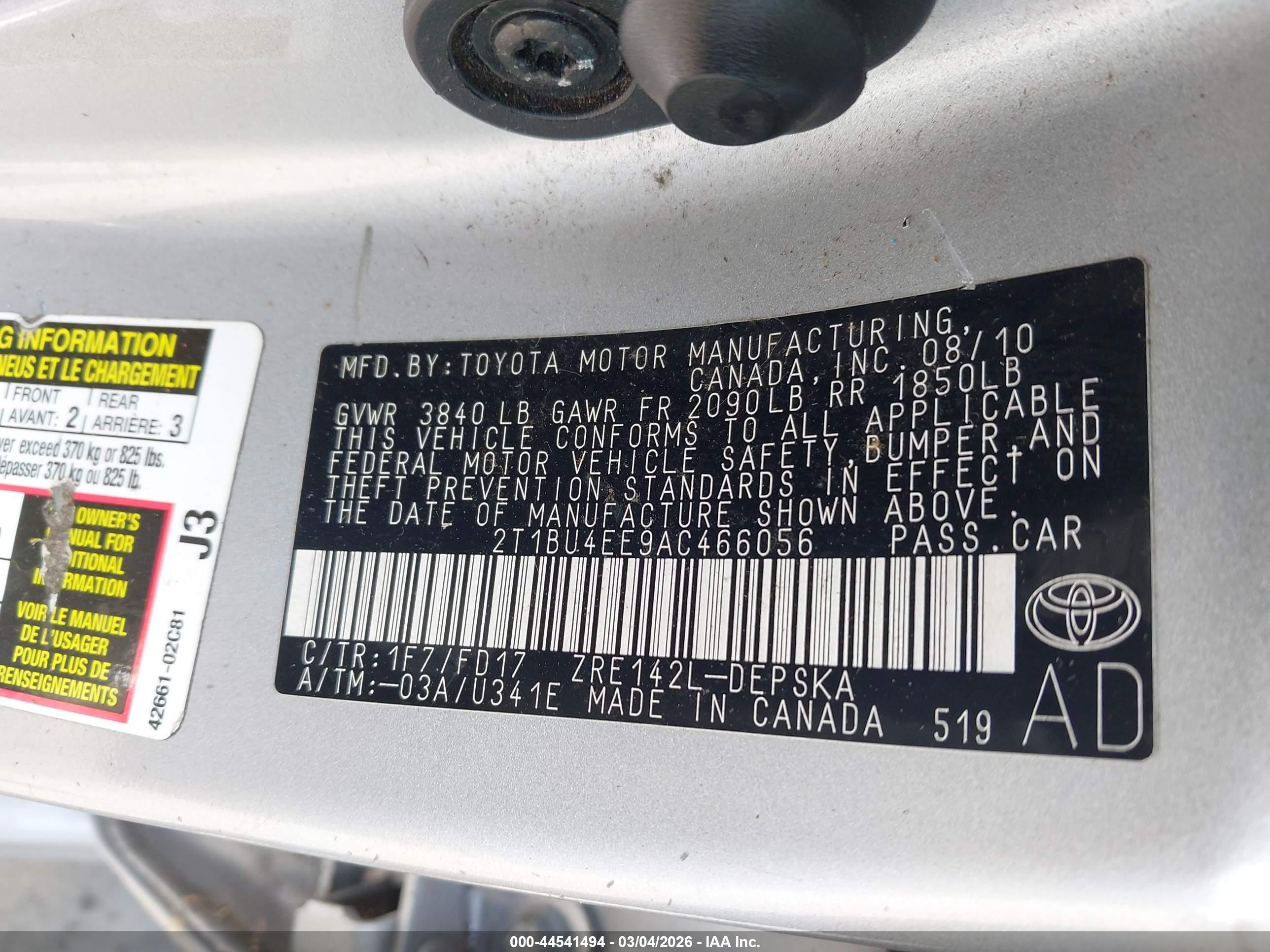 TOYOTA COROLLA image 9