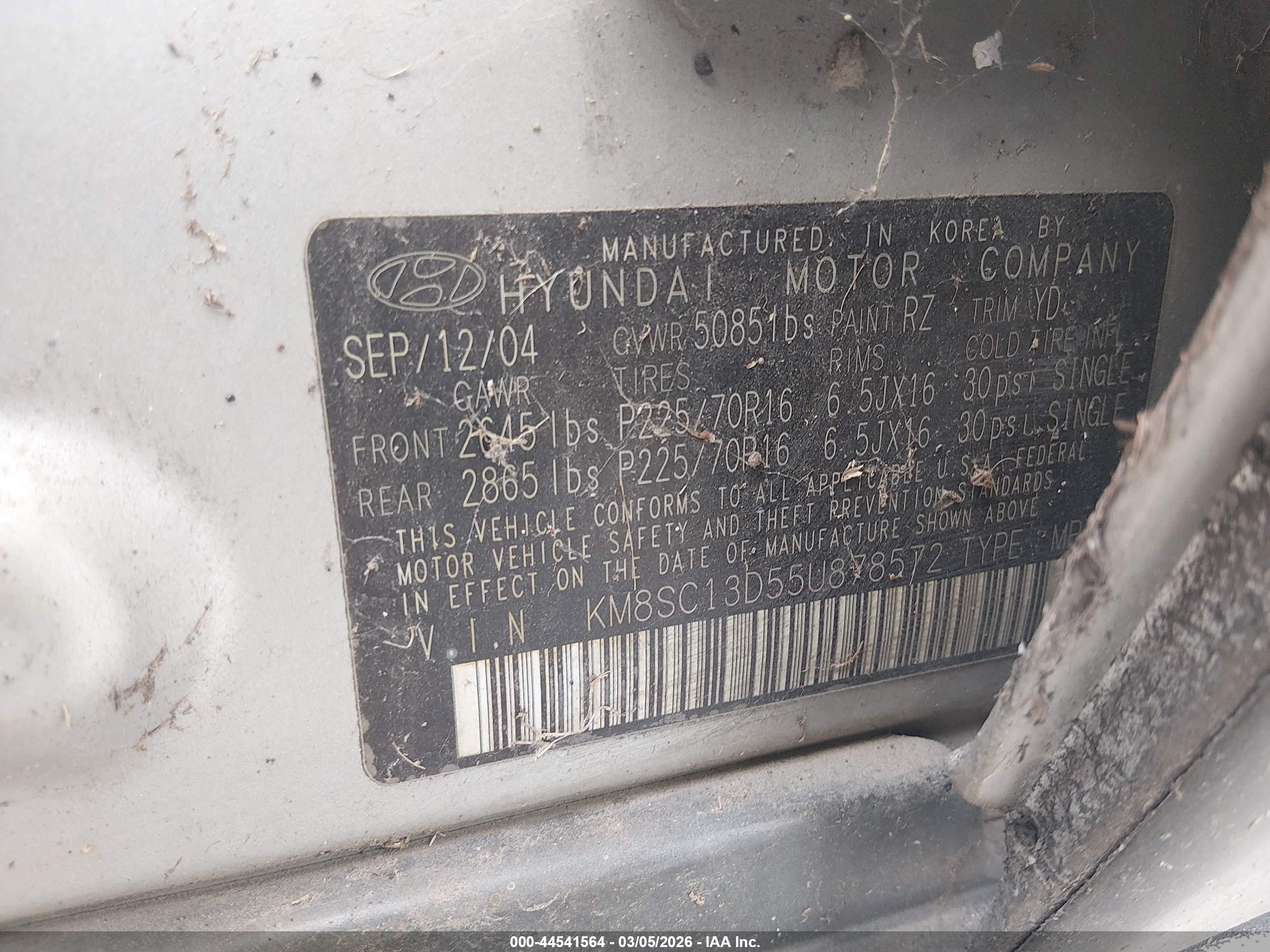 HYUNDAI SANTA image 9