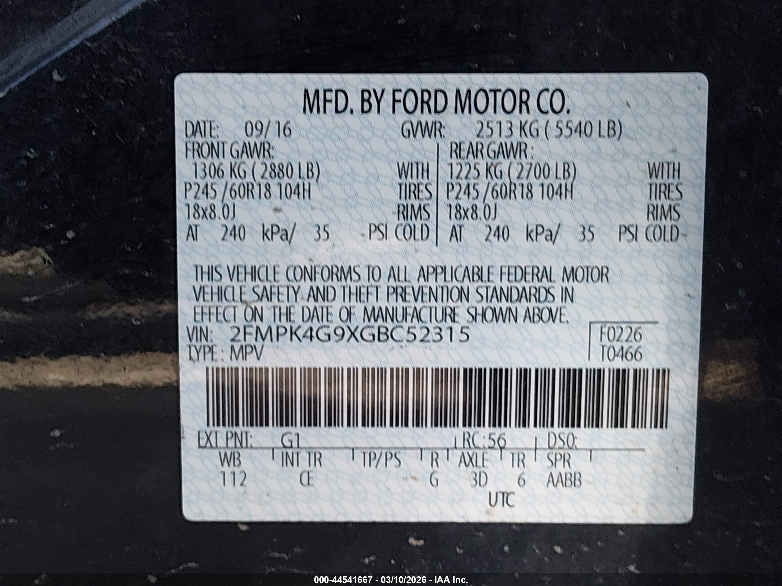 FORD EDGE image 9