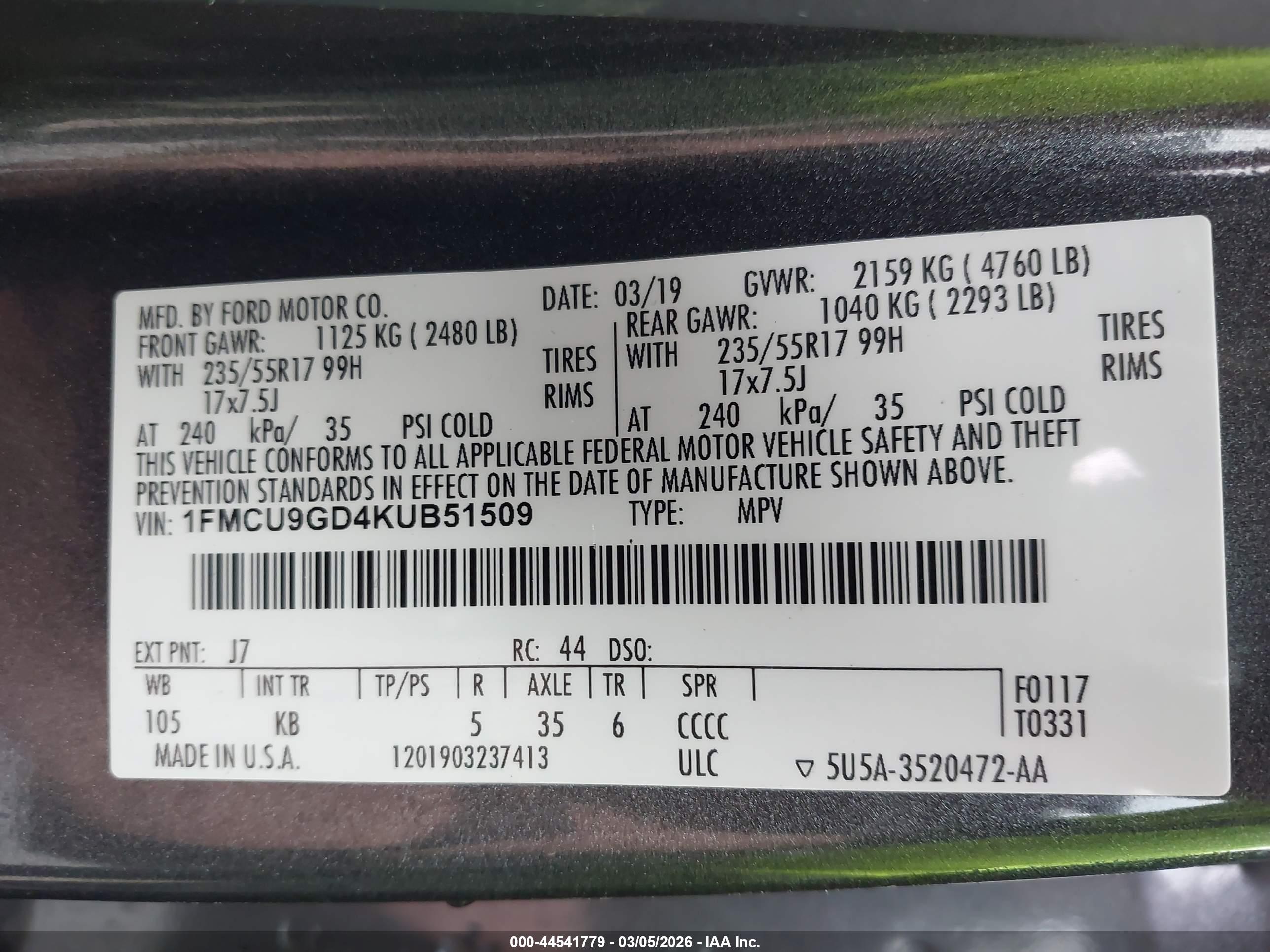 FORD ESCAPE image 9