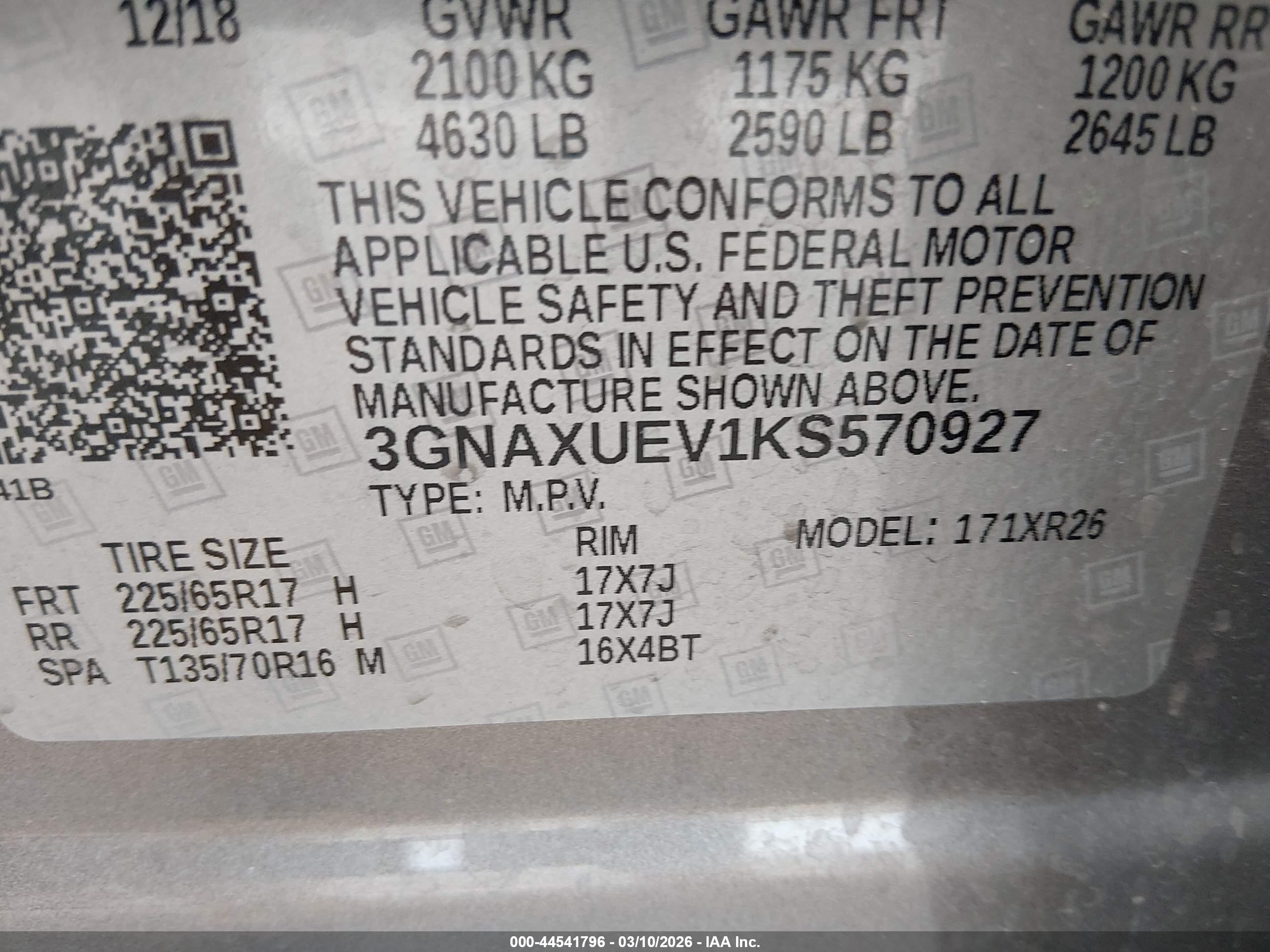 CHEVROLET EQUINOX image 9