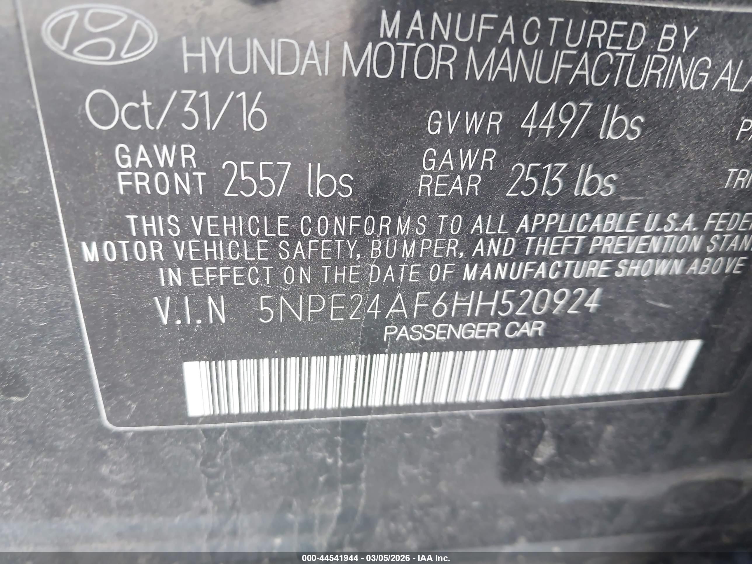 HYUNDAI SONATA image 9