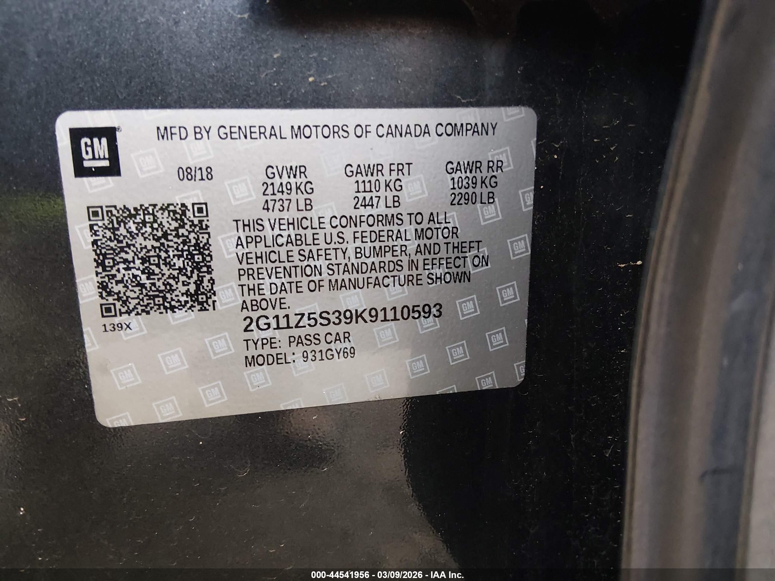 CHEVROLET IMPALA image 9