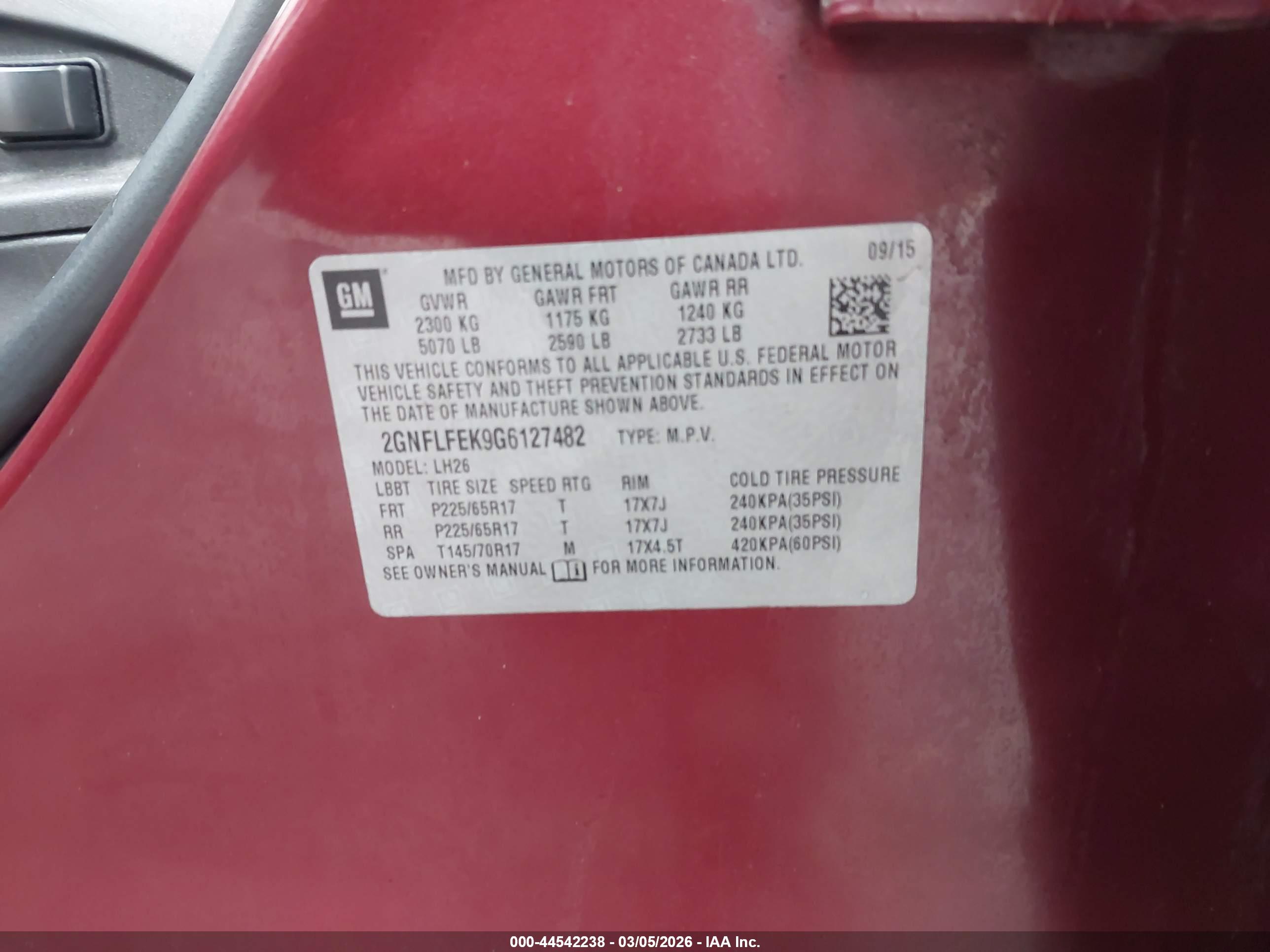 CHEVROLET EQUINOX image 9