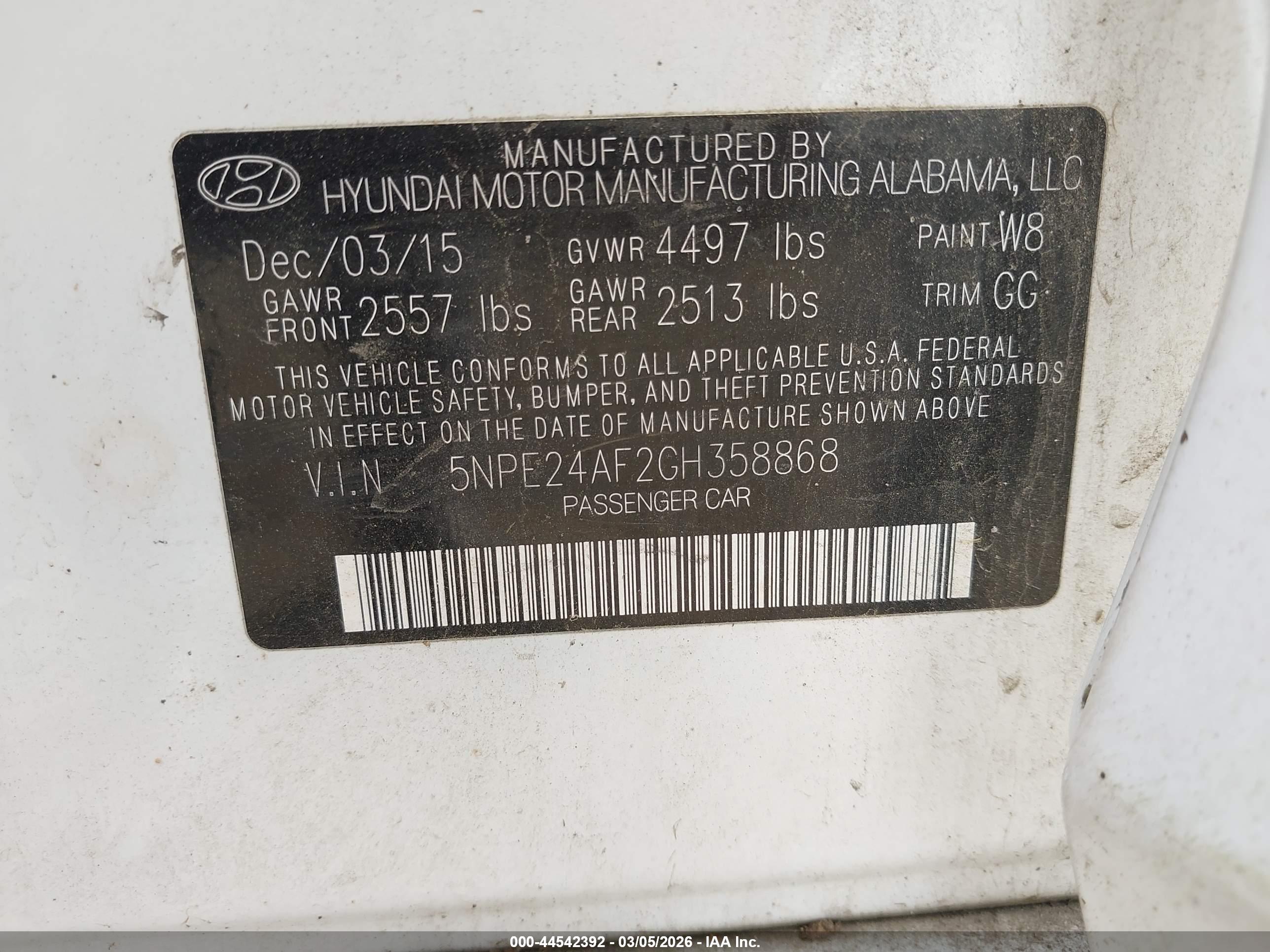 HYUNDAI SONATA image 9