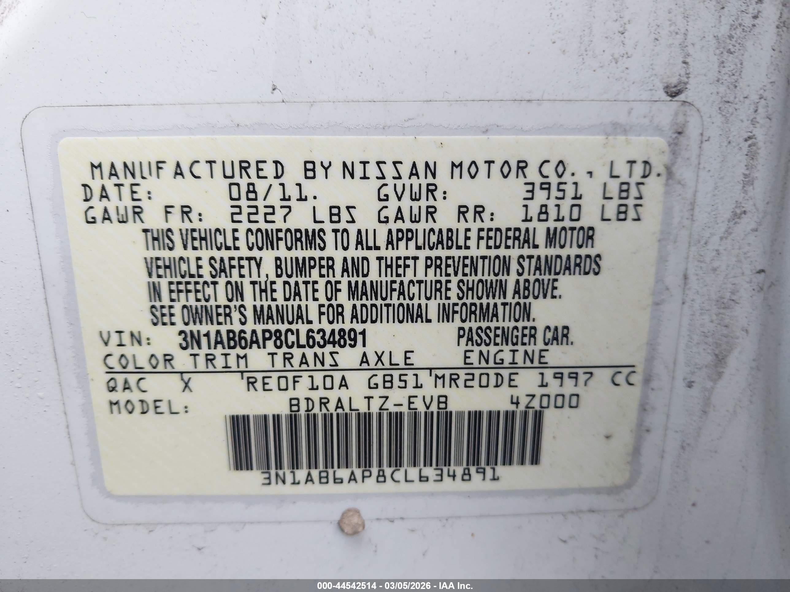NISSAN SENTRA image 9
