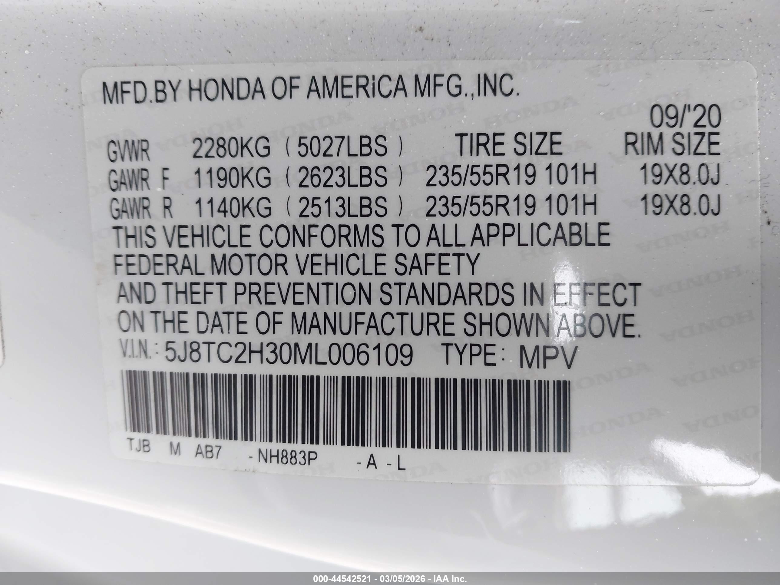 ACURA RDX image 9