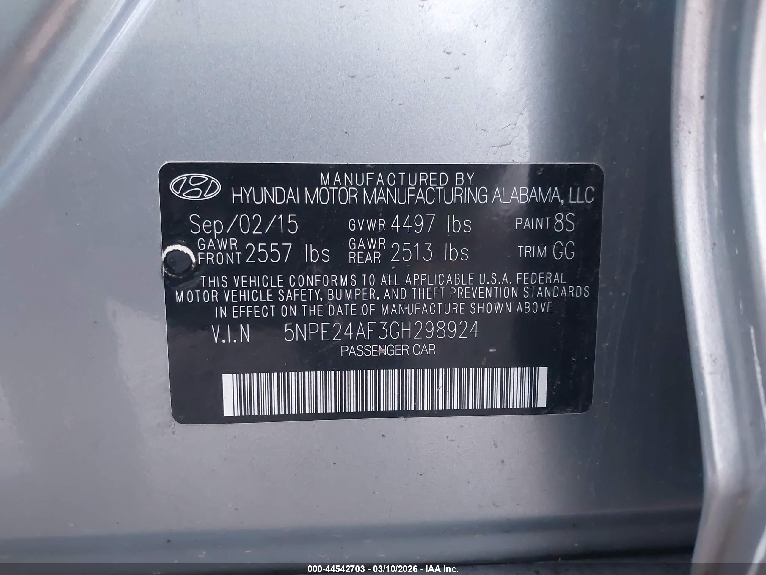 HYUNDAI SONATA image 9