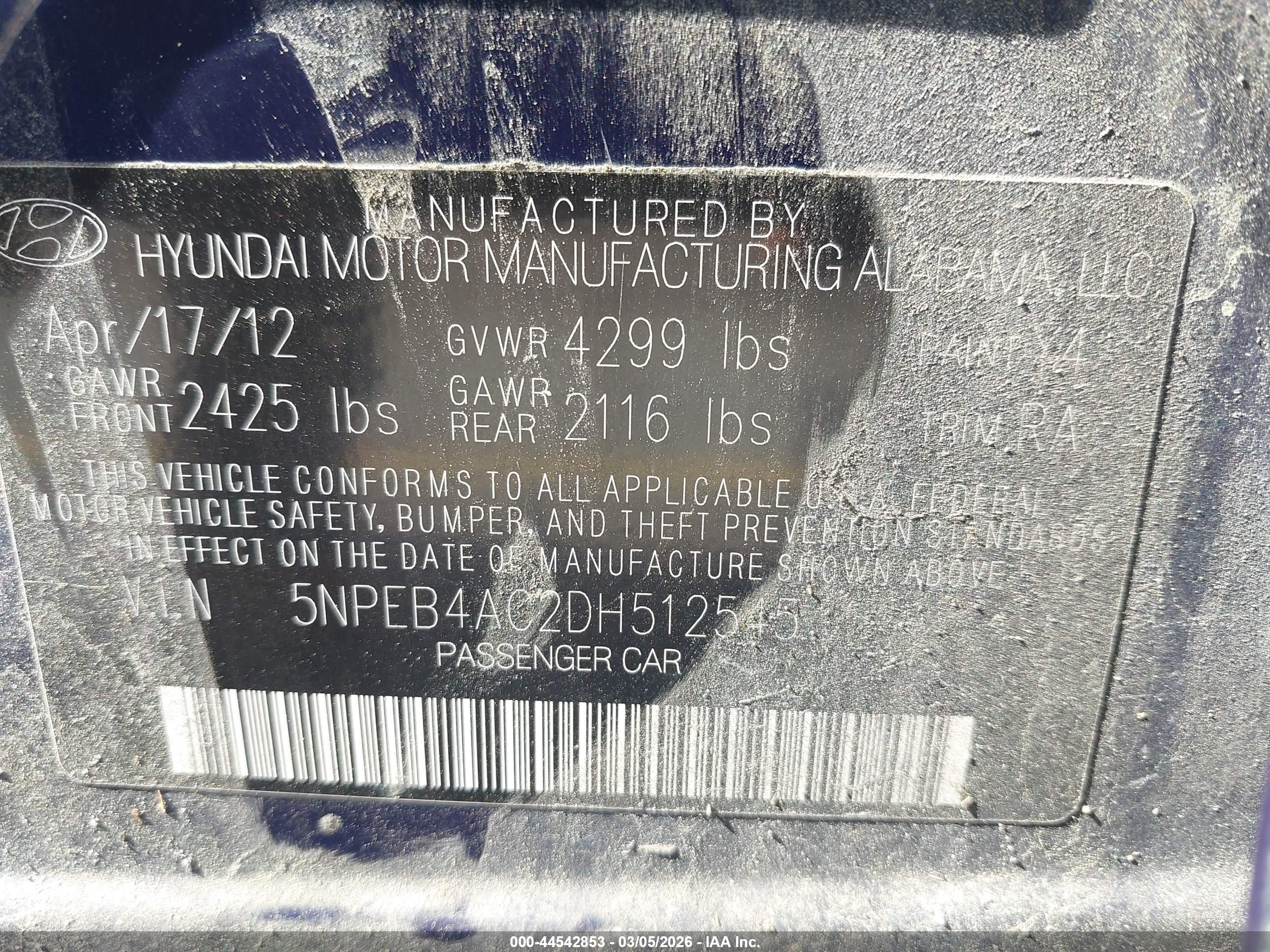 HYUNDAI SONATA image 9