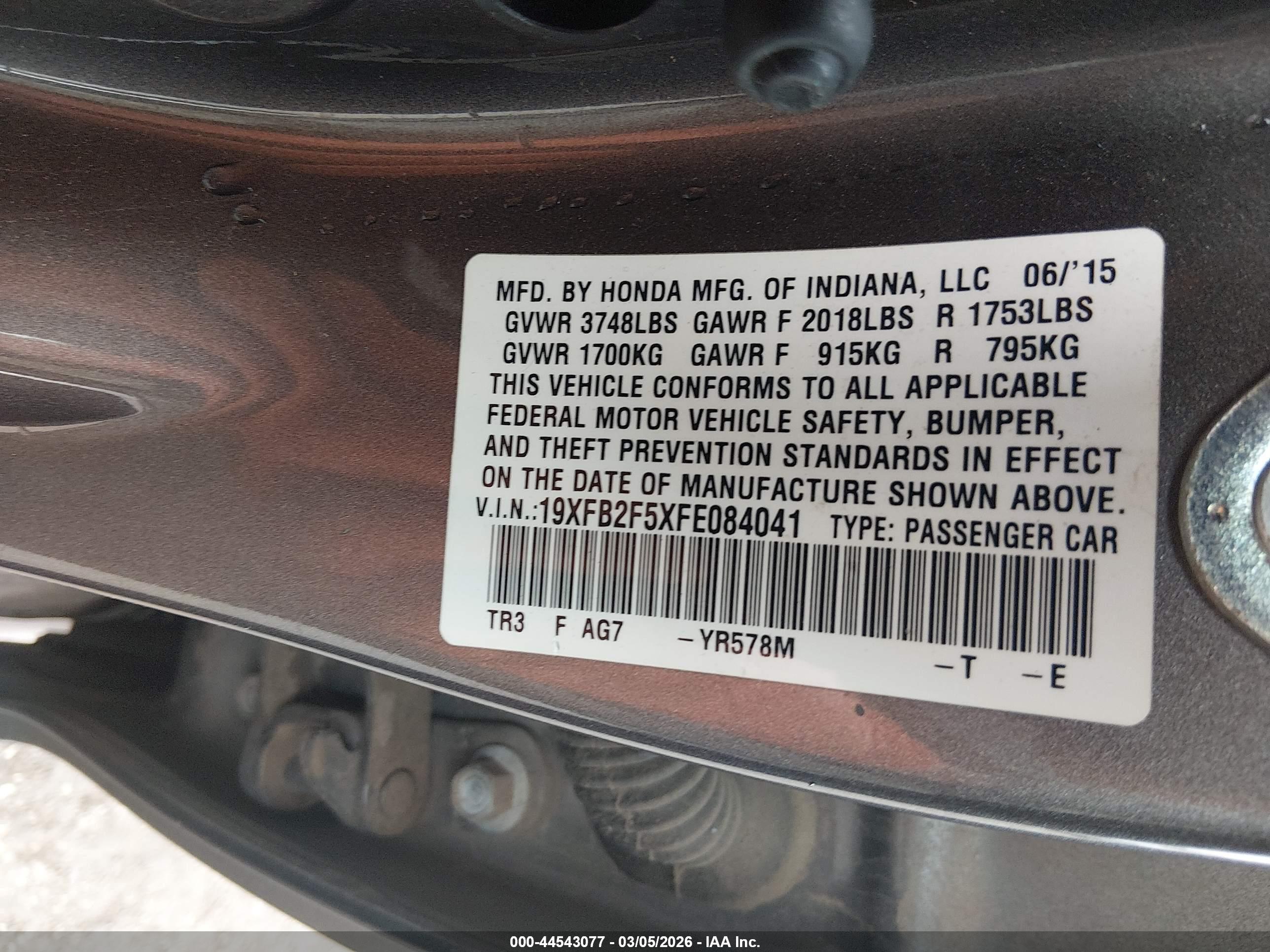 HONDA CIVIC image 9