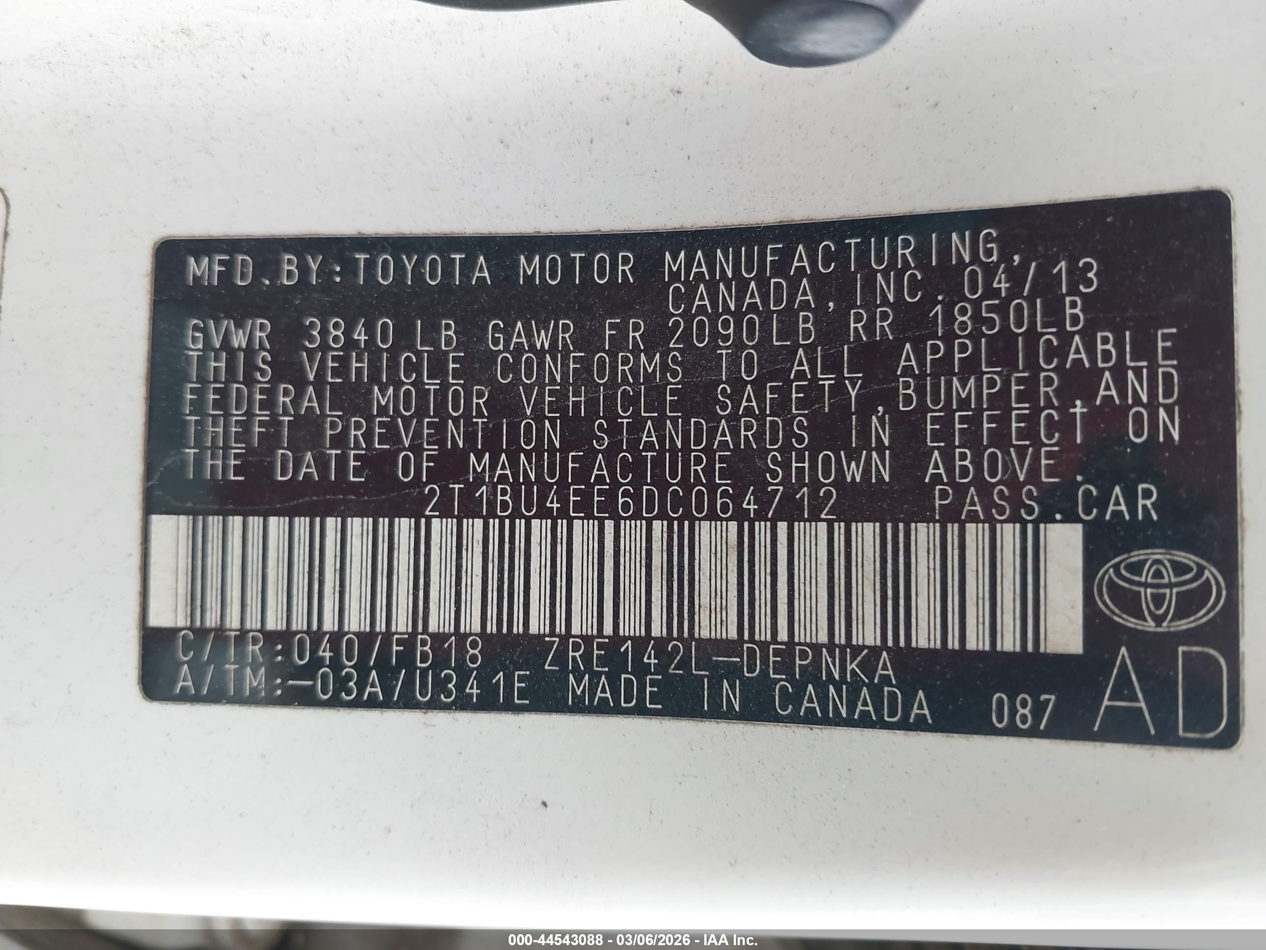 TOYOTA COROLLA image 9