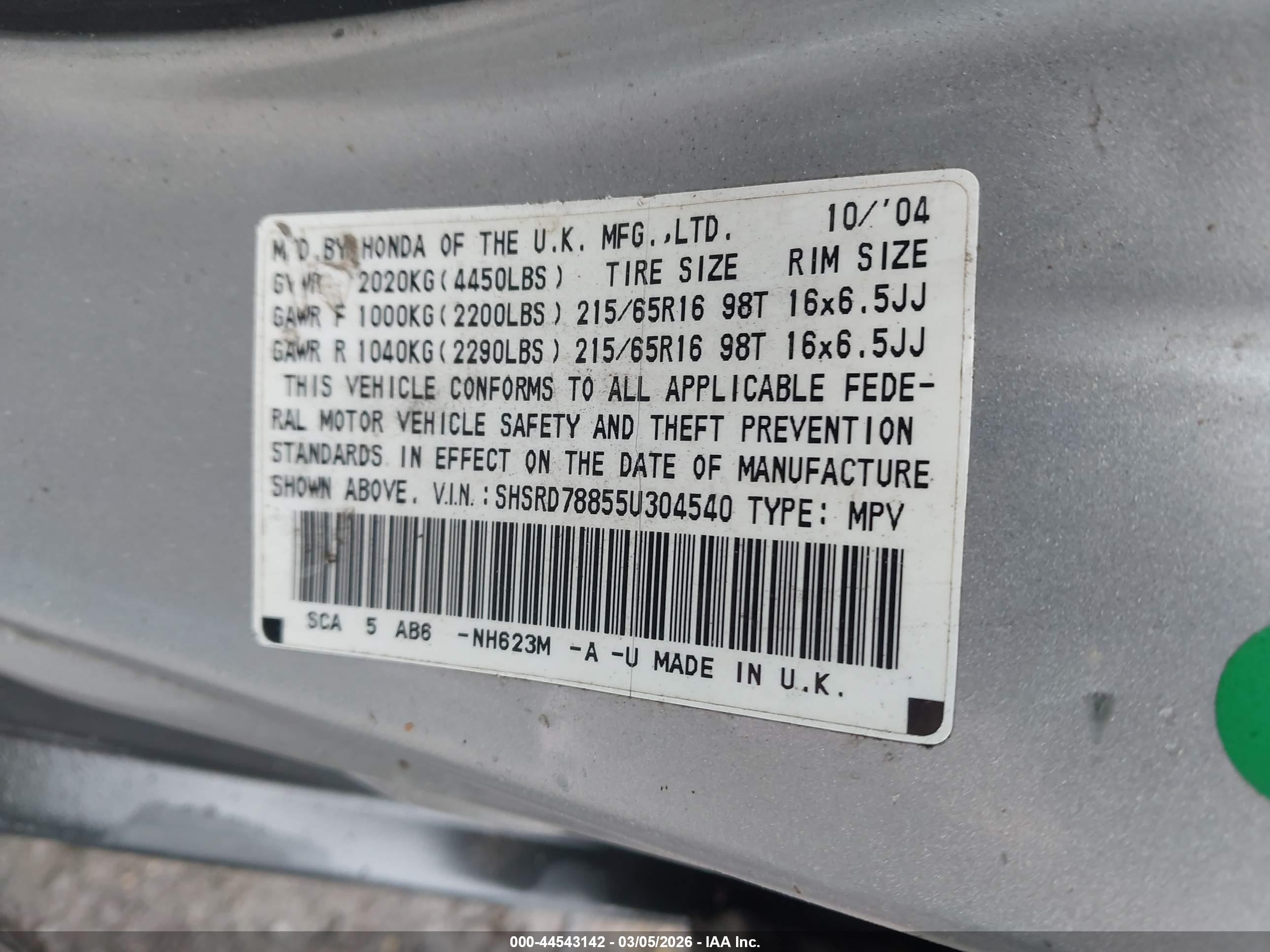 HONDA CR-V image 9