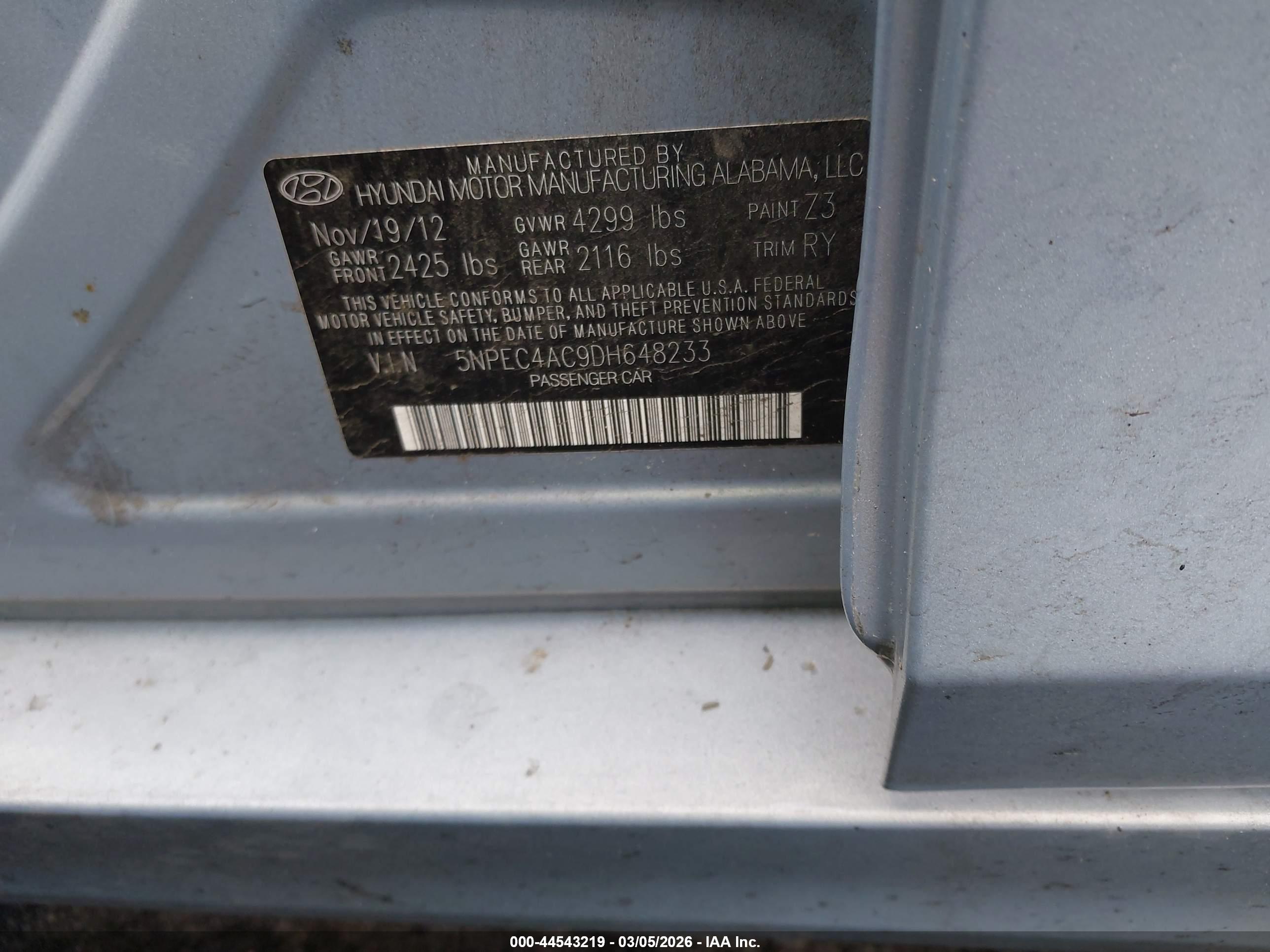 HYUNDAI SONATA image 9