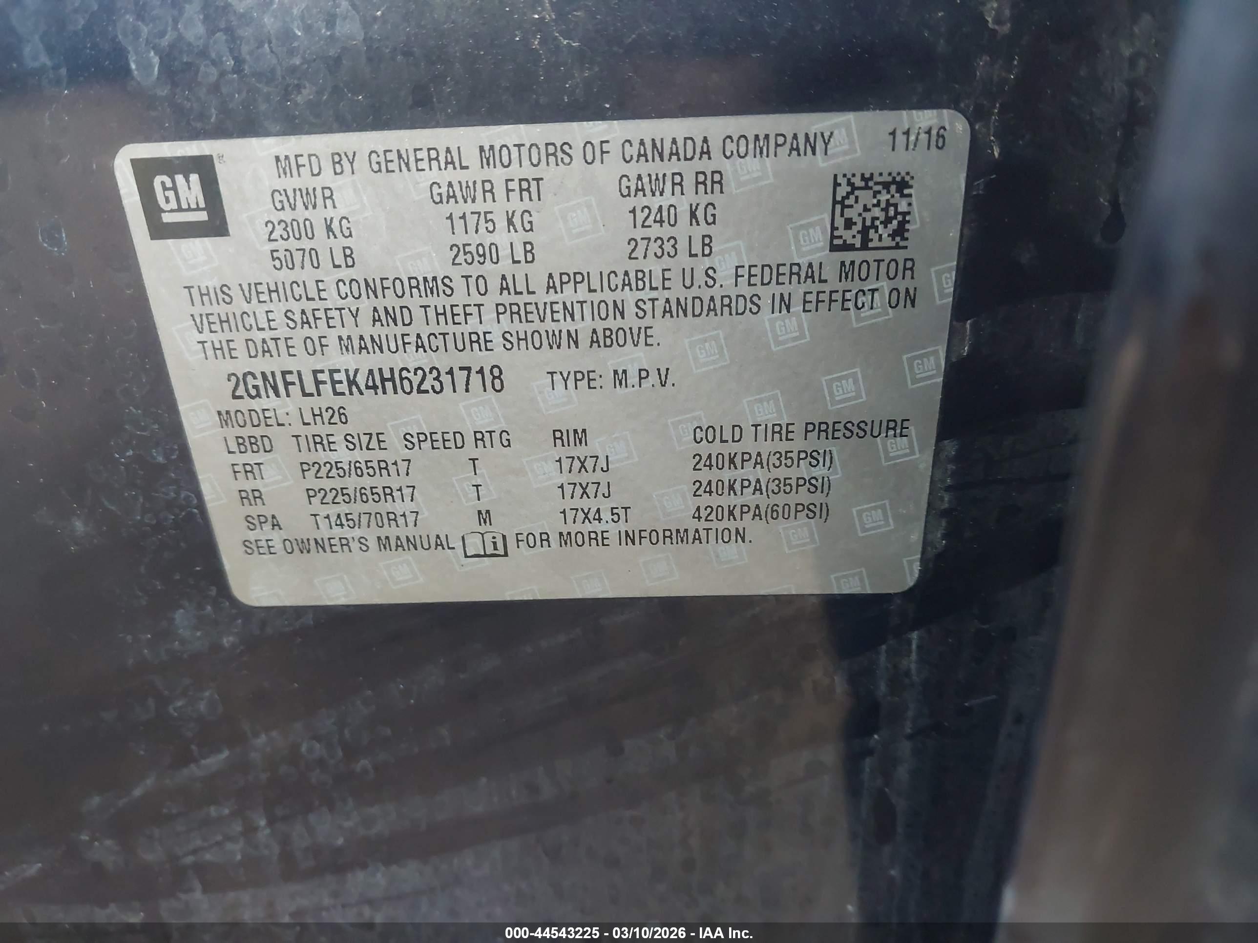 CHEVROLET EQUINOX image 9