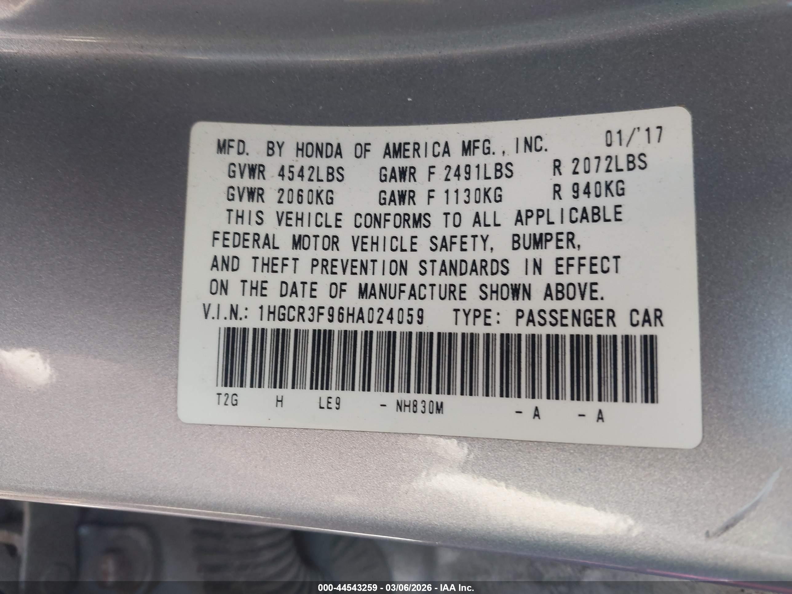 HONDA ACCORD image 9