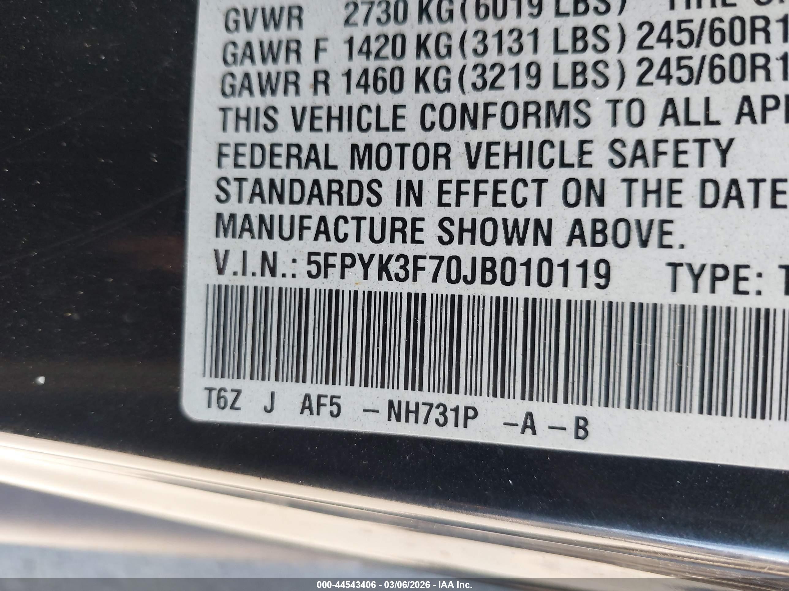 HONDA RIDGELINE image 9