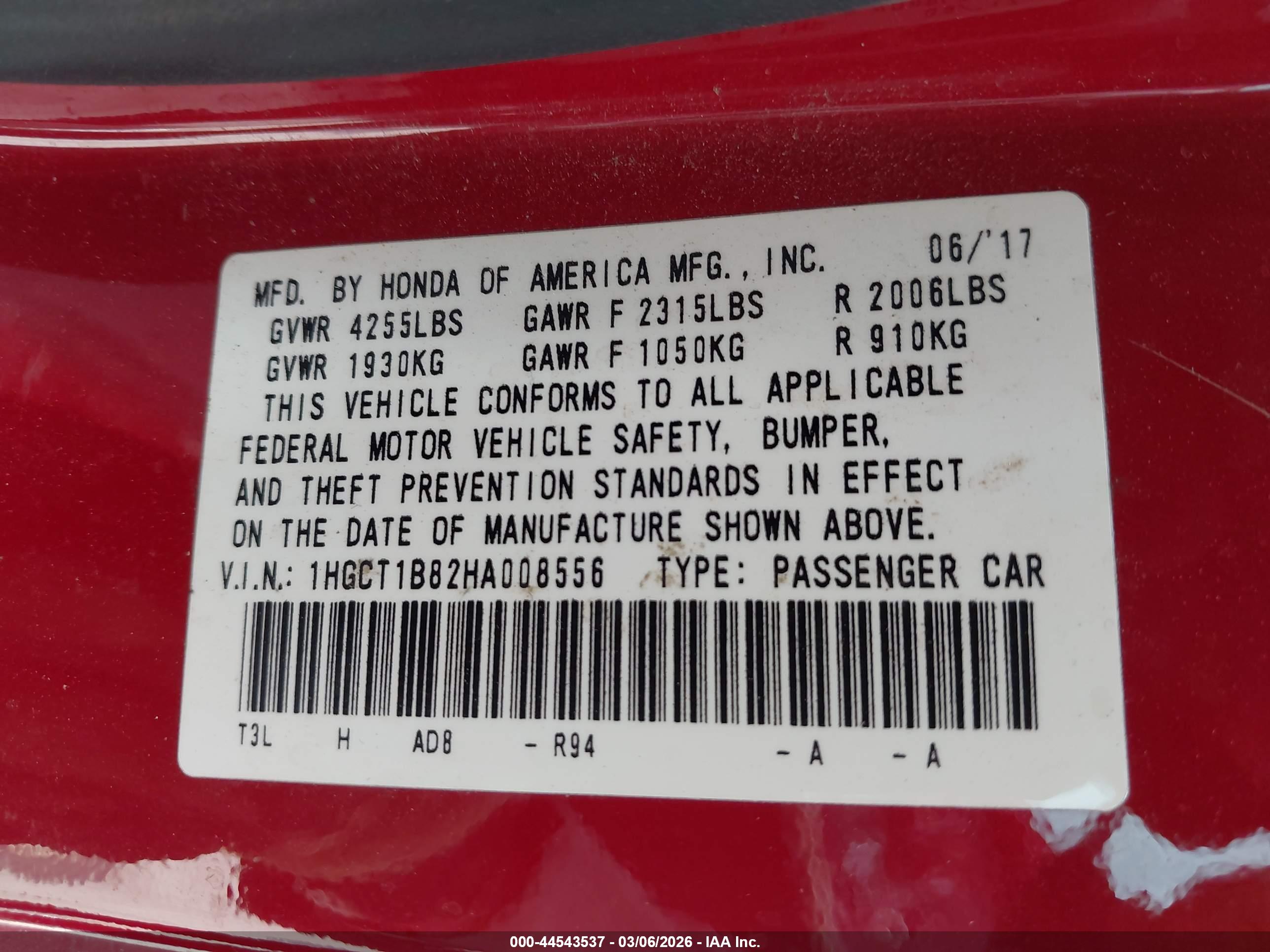HONDA ACCORD image 9