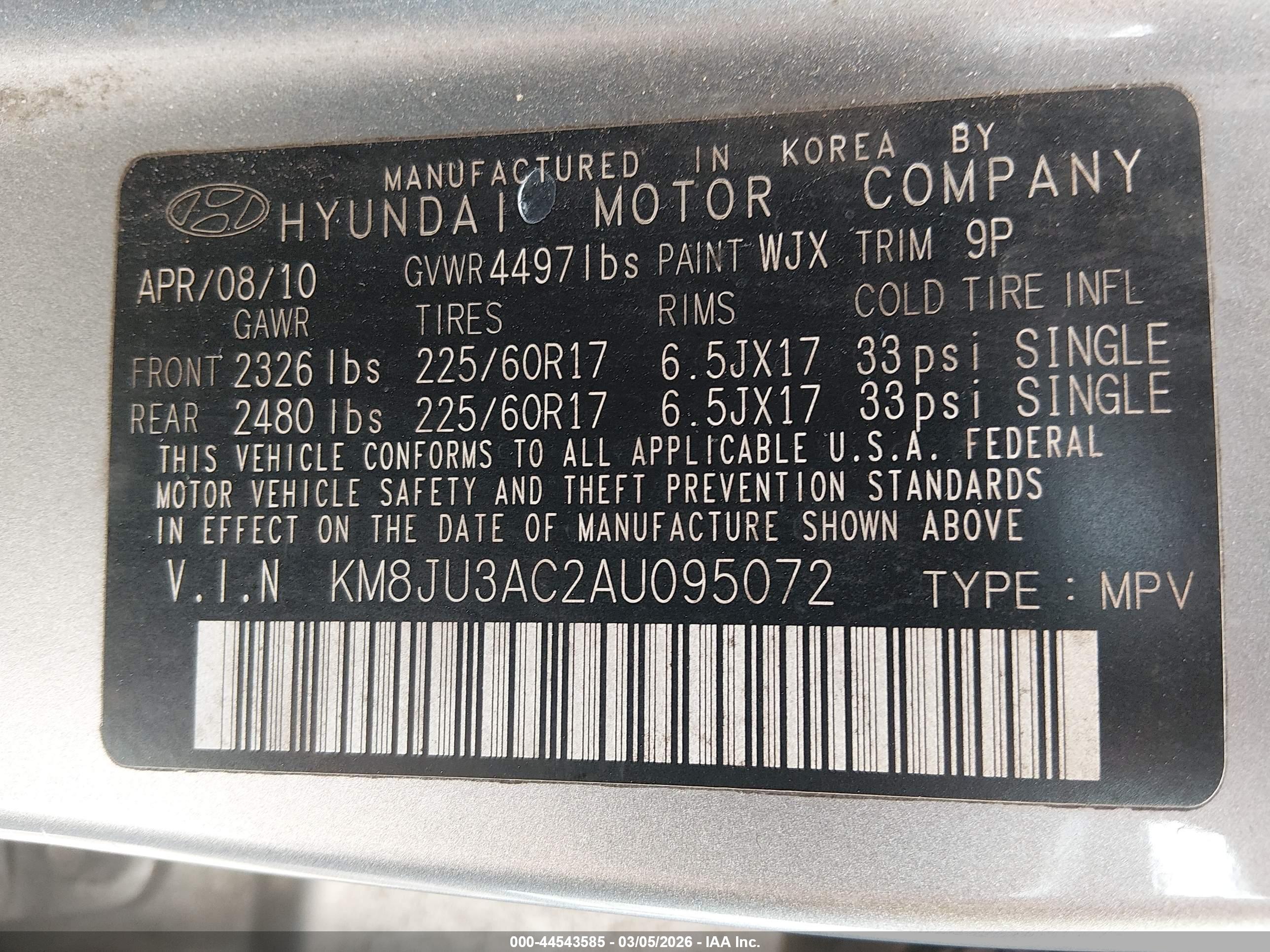HYUNDAI TUCSON image 9